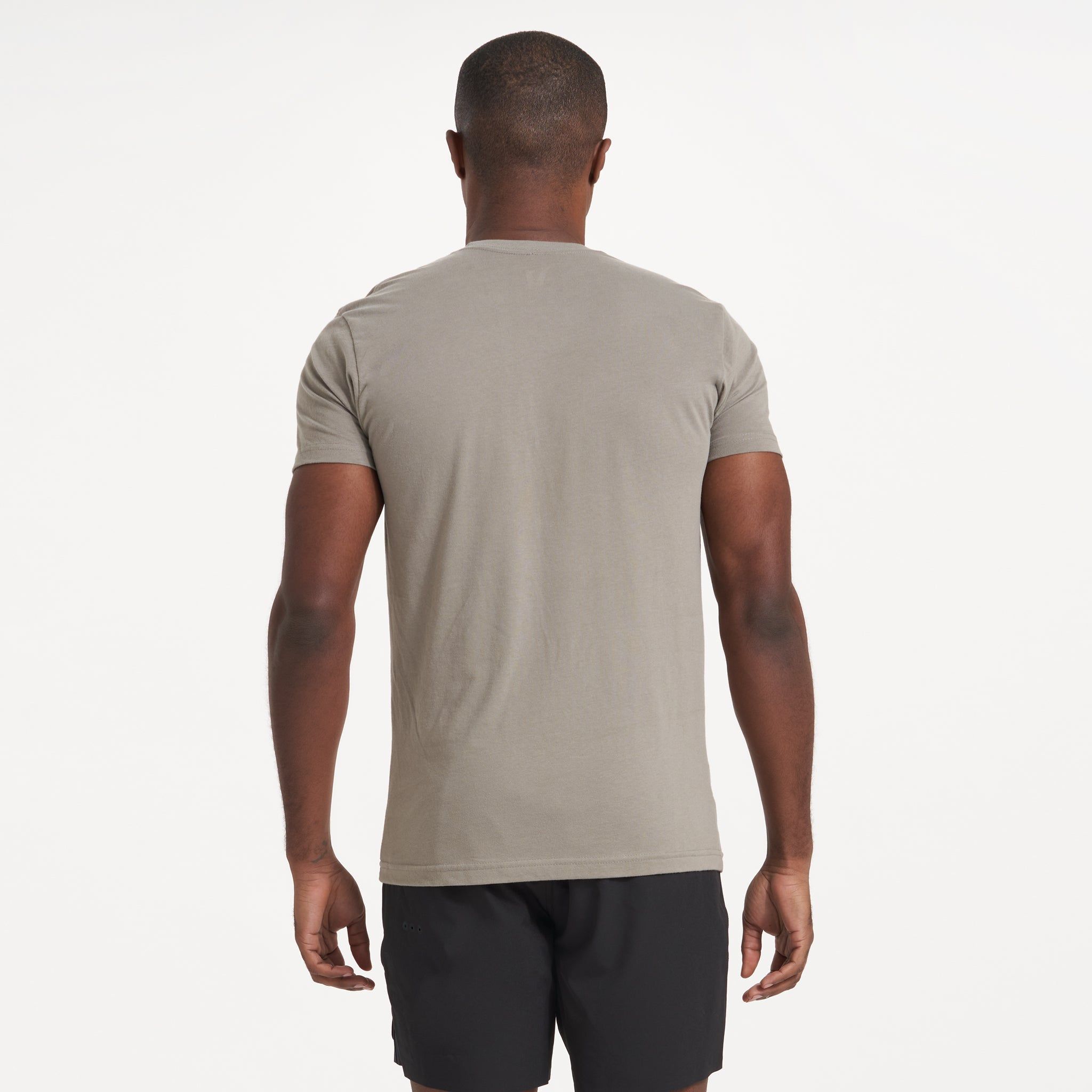 V1 Logo Tee | Cocoa sold by Vuori product image thumbnail 3