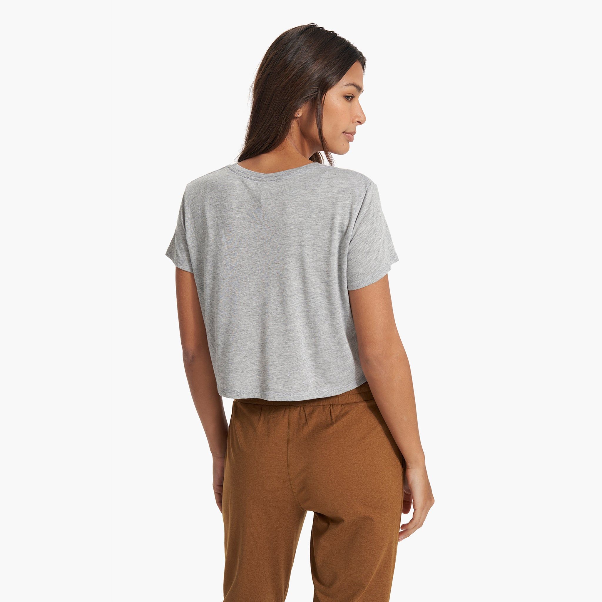 Coast Modern Tee | Heather Grey sold by Vuori product image thumbnail 3