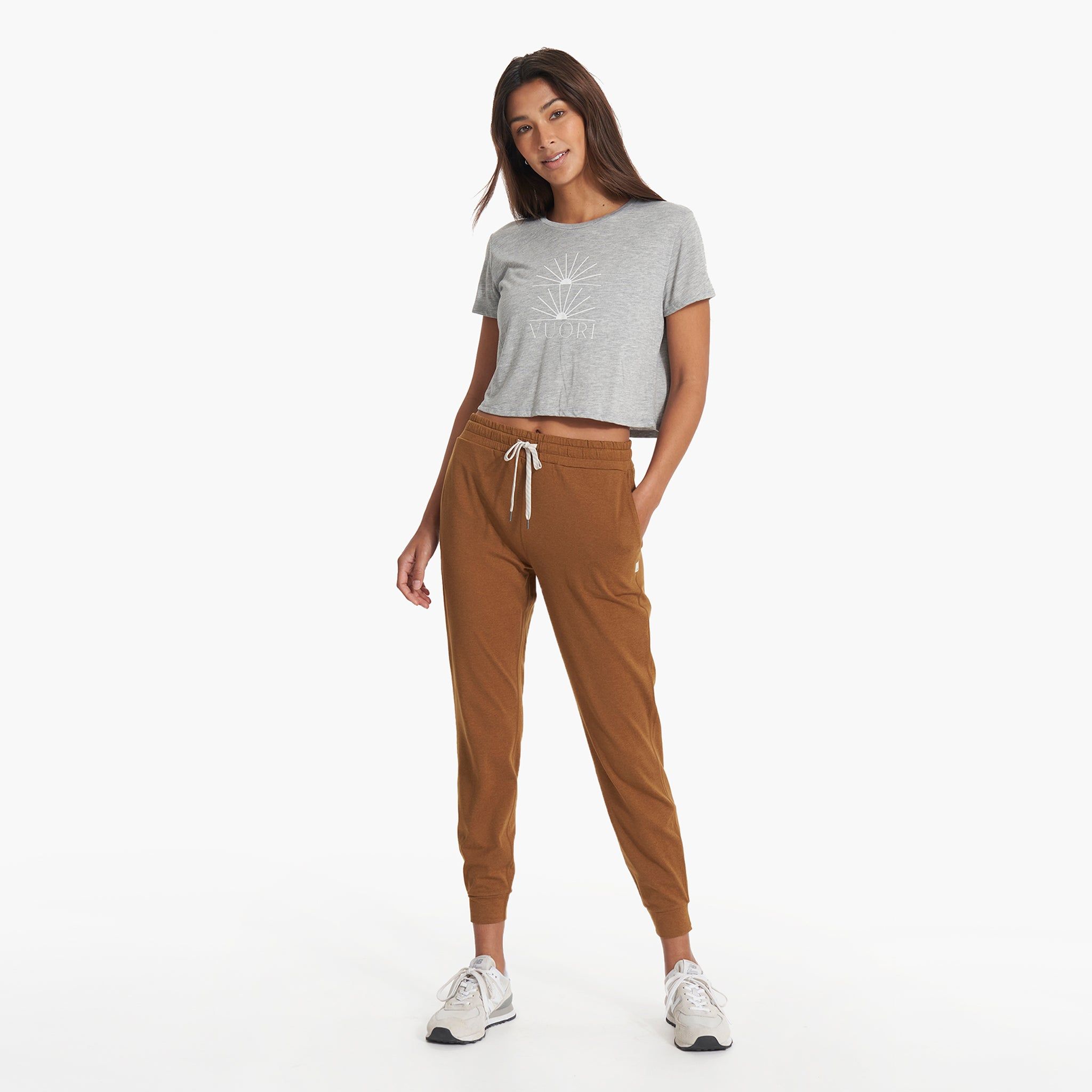 Coast Modern Tee | Heather Grey sold by Vuori product image thumbnail 4