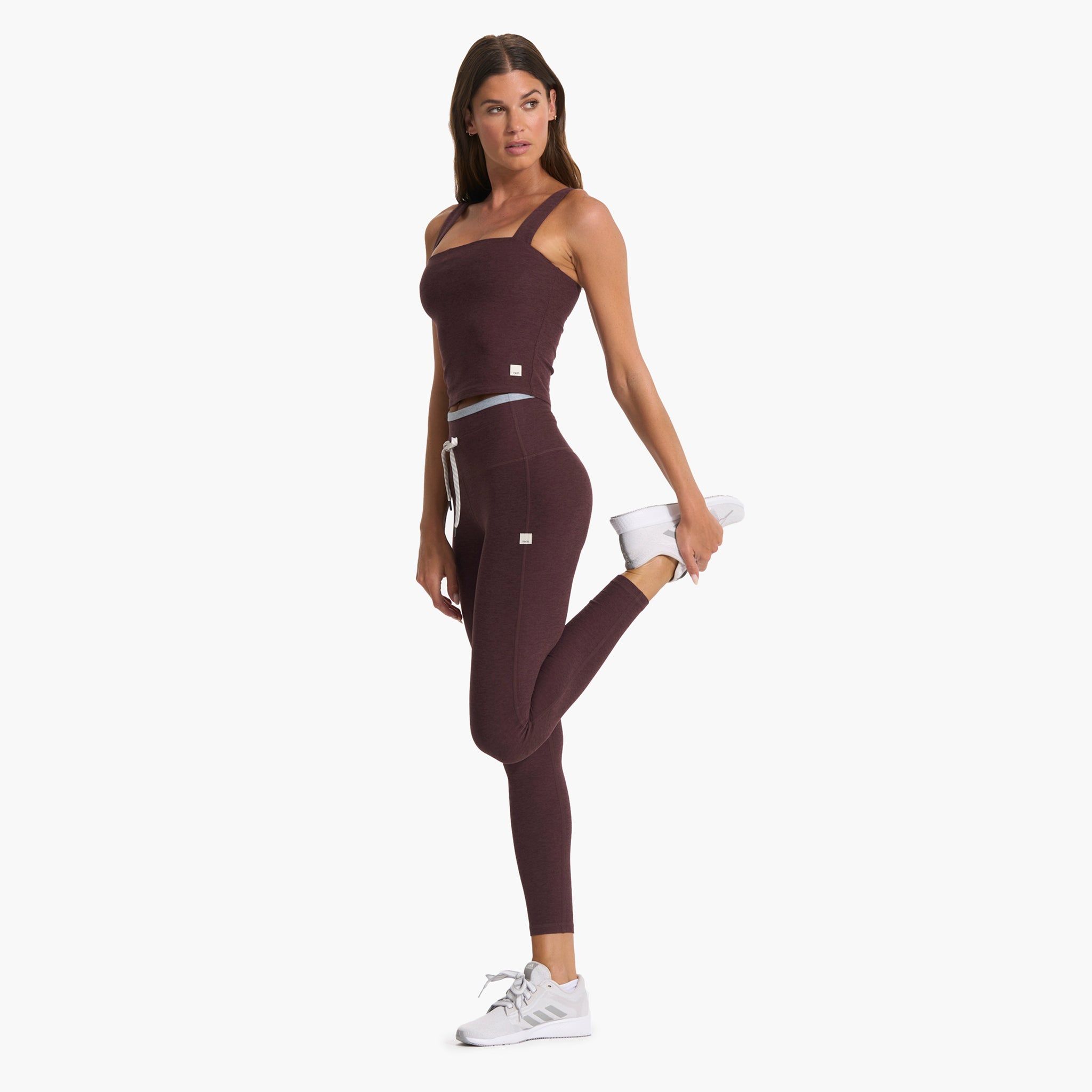 Vibe Elevation Legging | Chestnut Heather sold by Vuori product image thumbnail 6