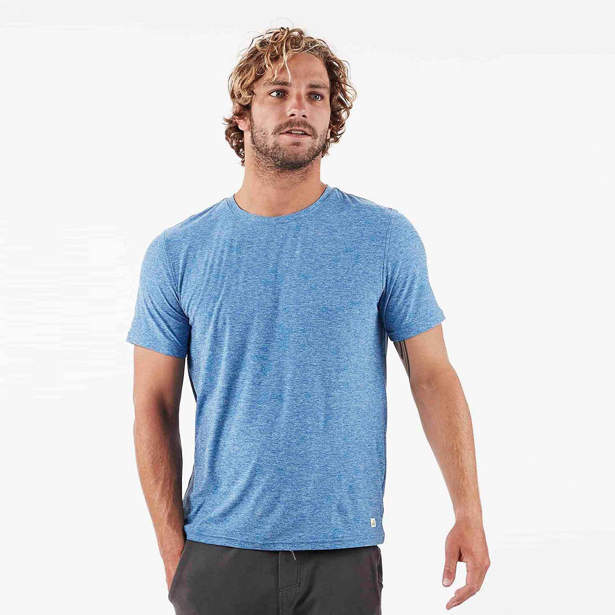 Strato Tech Tee | Ocean Heather sold by Vuori product image thumbnail 2