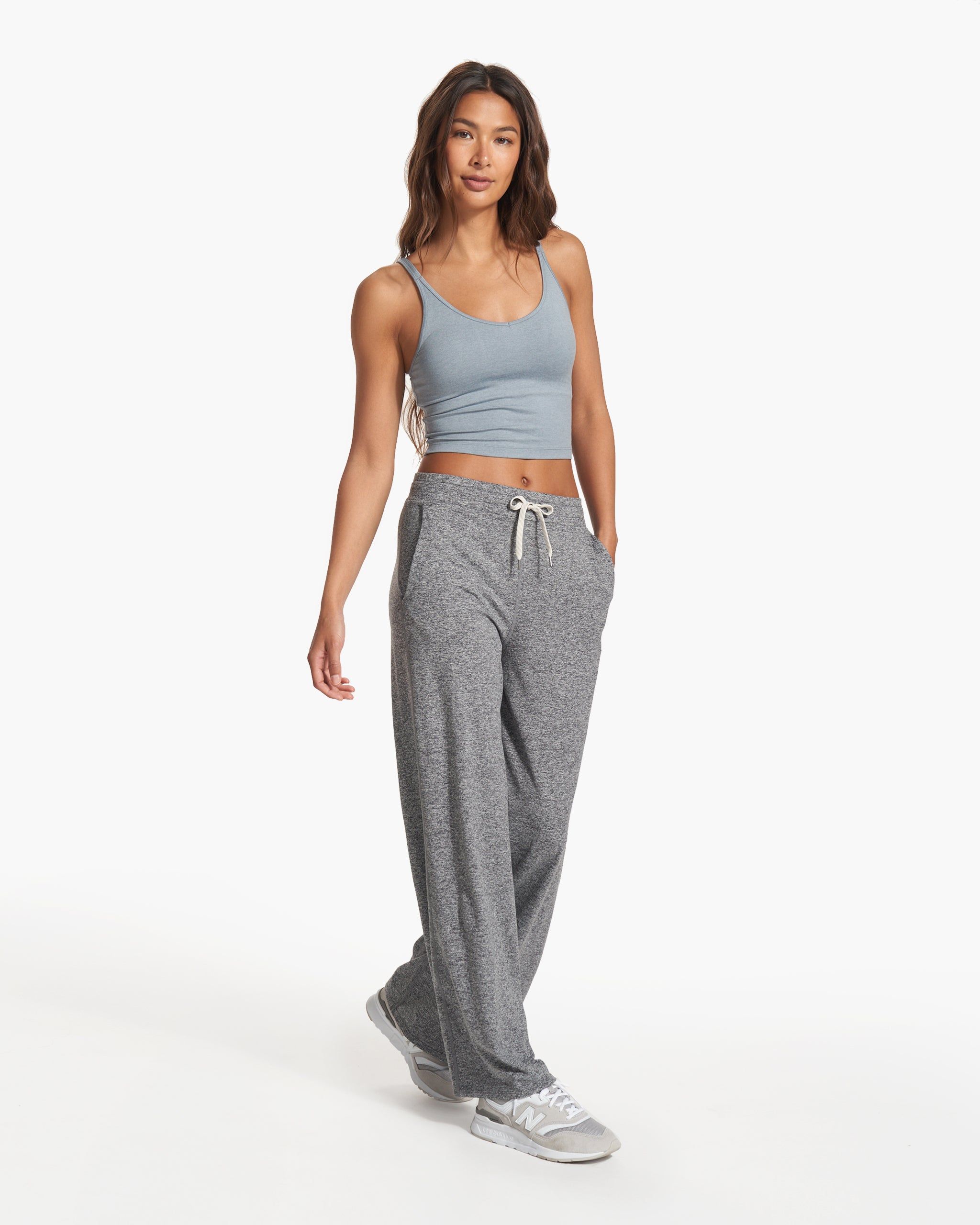 Halo Performance Crop | Flint Heather sold by Vuori product image thumbnail 5