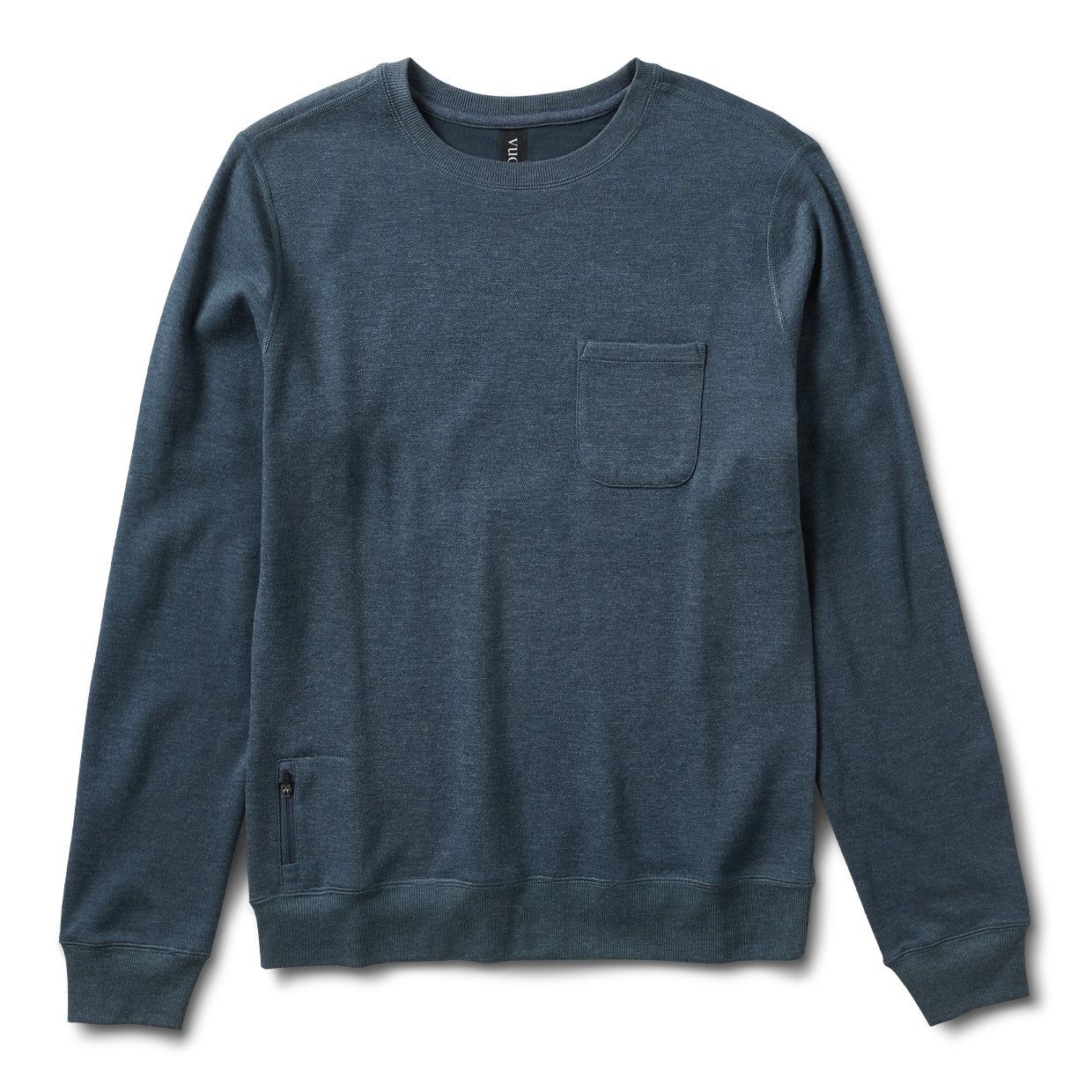 Jeffreys Pullover | Indigo Heather sold by Vuori
