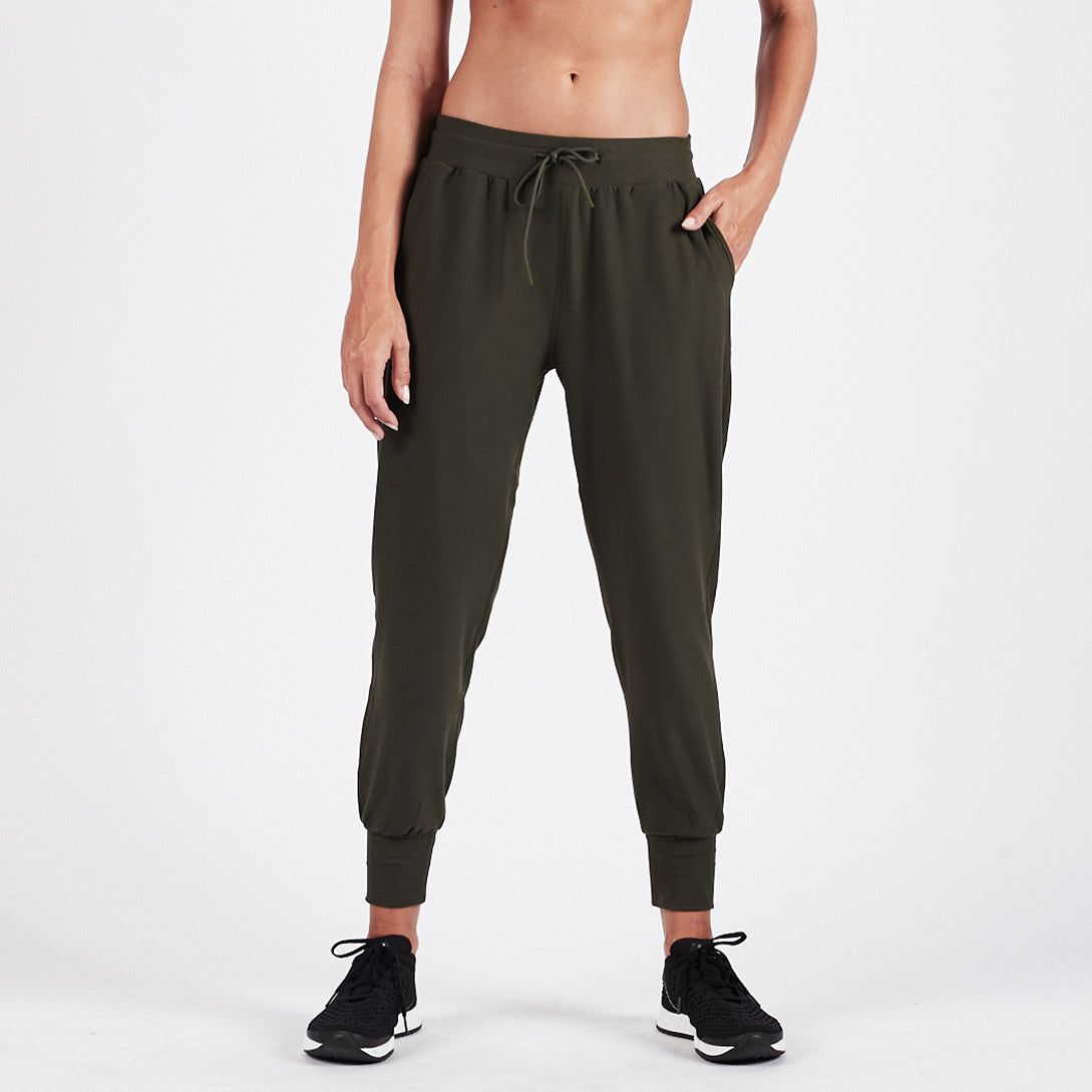 Performance Mesh Jogger | Moss sold by Vuori