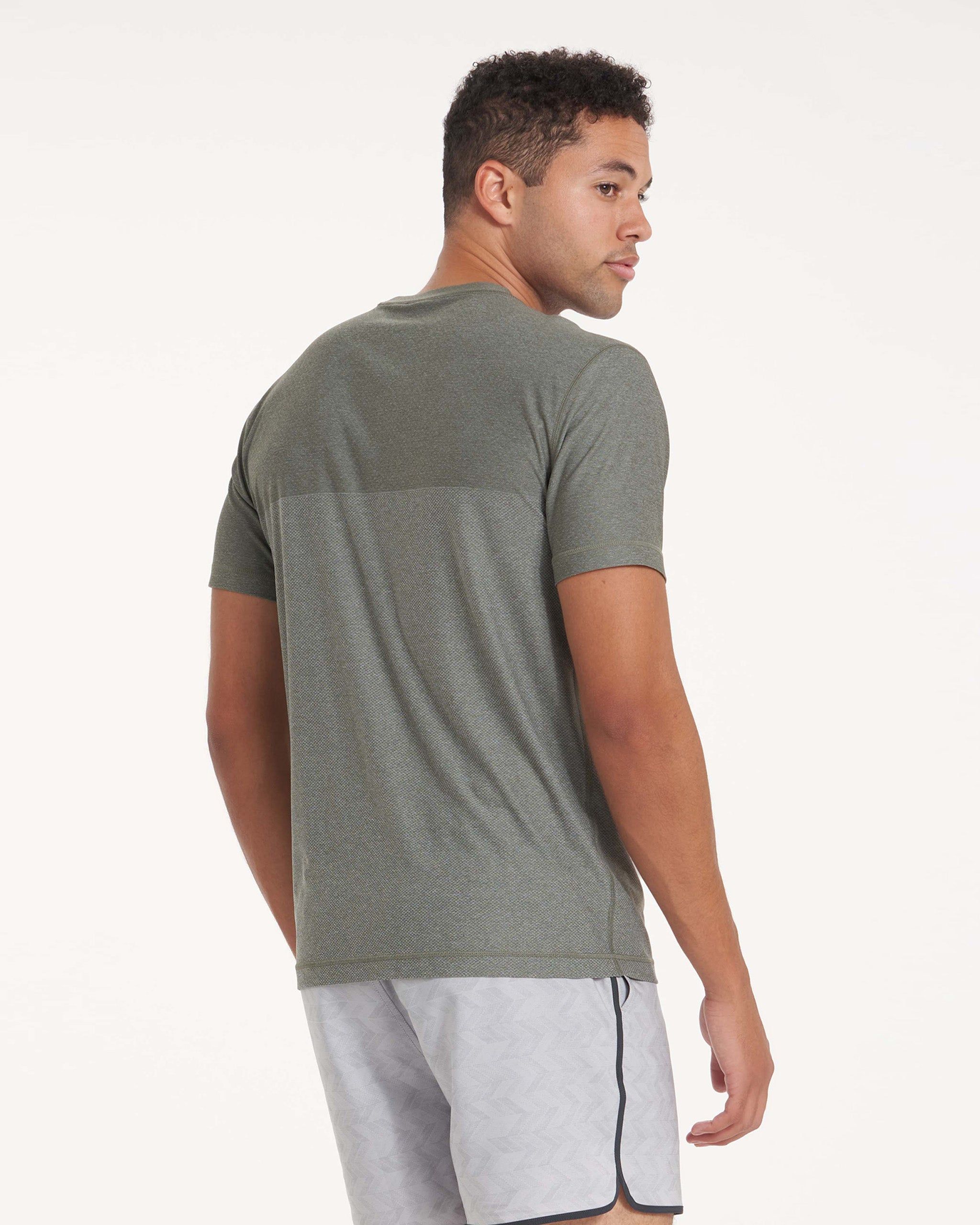 Grandview Tech Tee | Oregano Heather sold by Vuori product image thumbnail 5