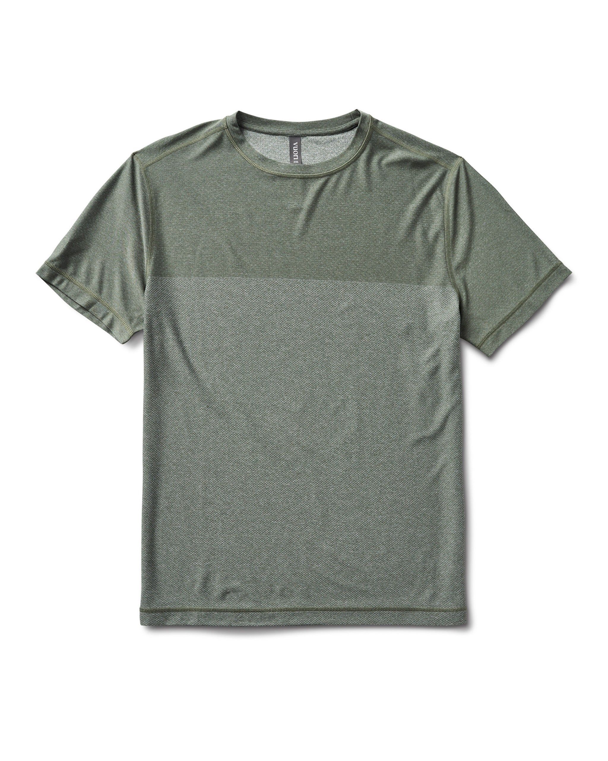 Grandview Tech Tee | Oregano Heather sold by Vuori