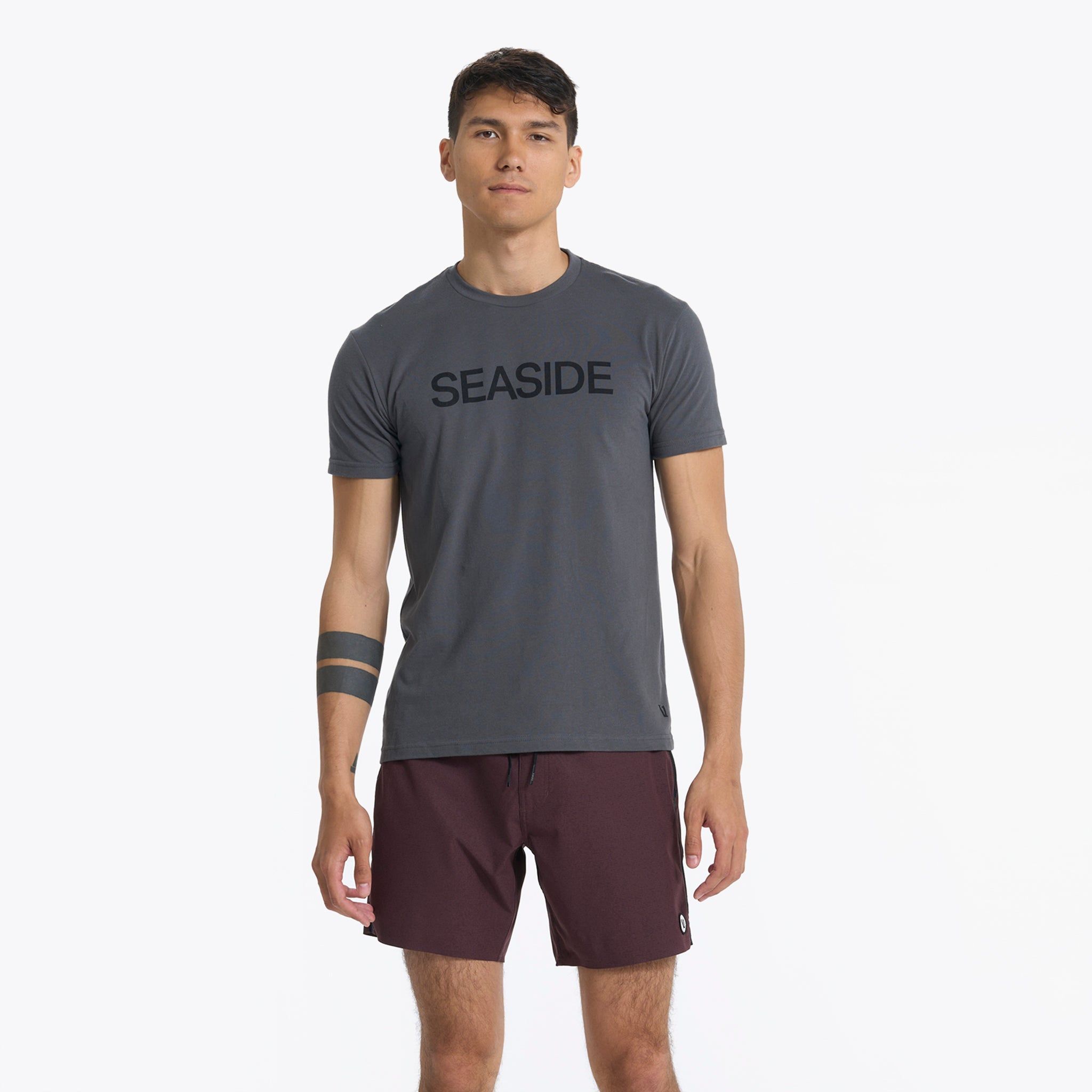 Seaside Tee | Charcoal sold by Vuori product image thumbnail 2
