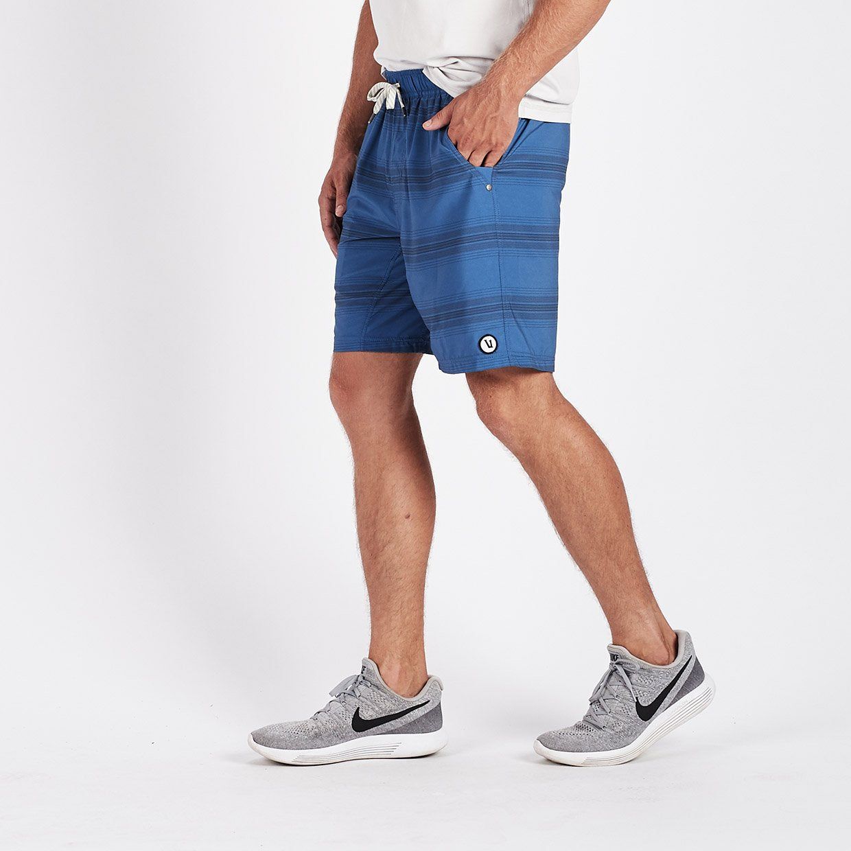 Kore Short | Sea Charcoal Stripe sold by Vuori product image thumbnail 3