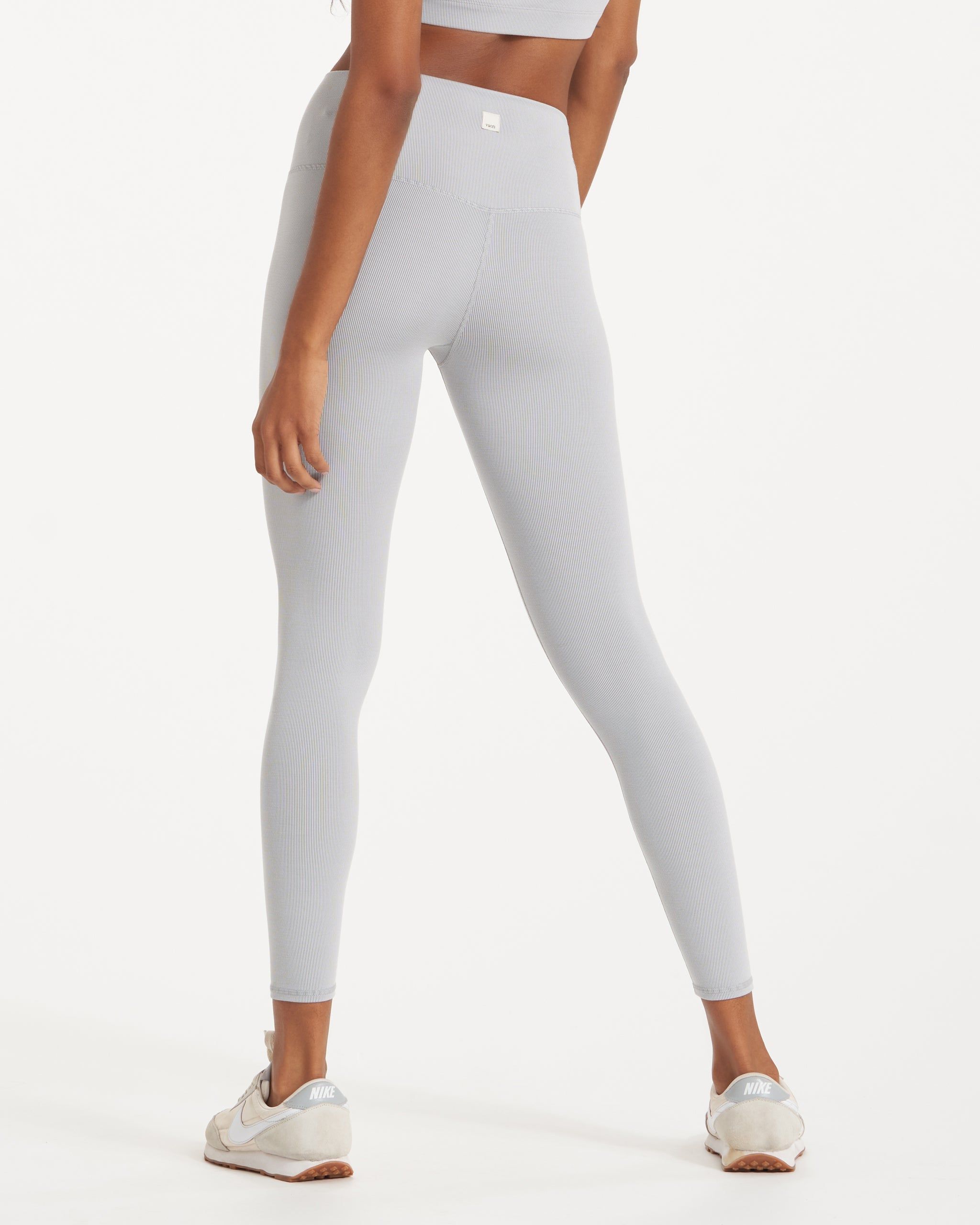 Lux Rib Studio Legging | Pale Grey Heather sold by Vuori product image thumbnail 2