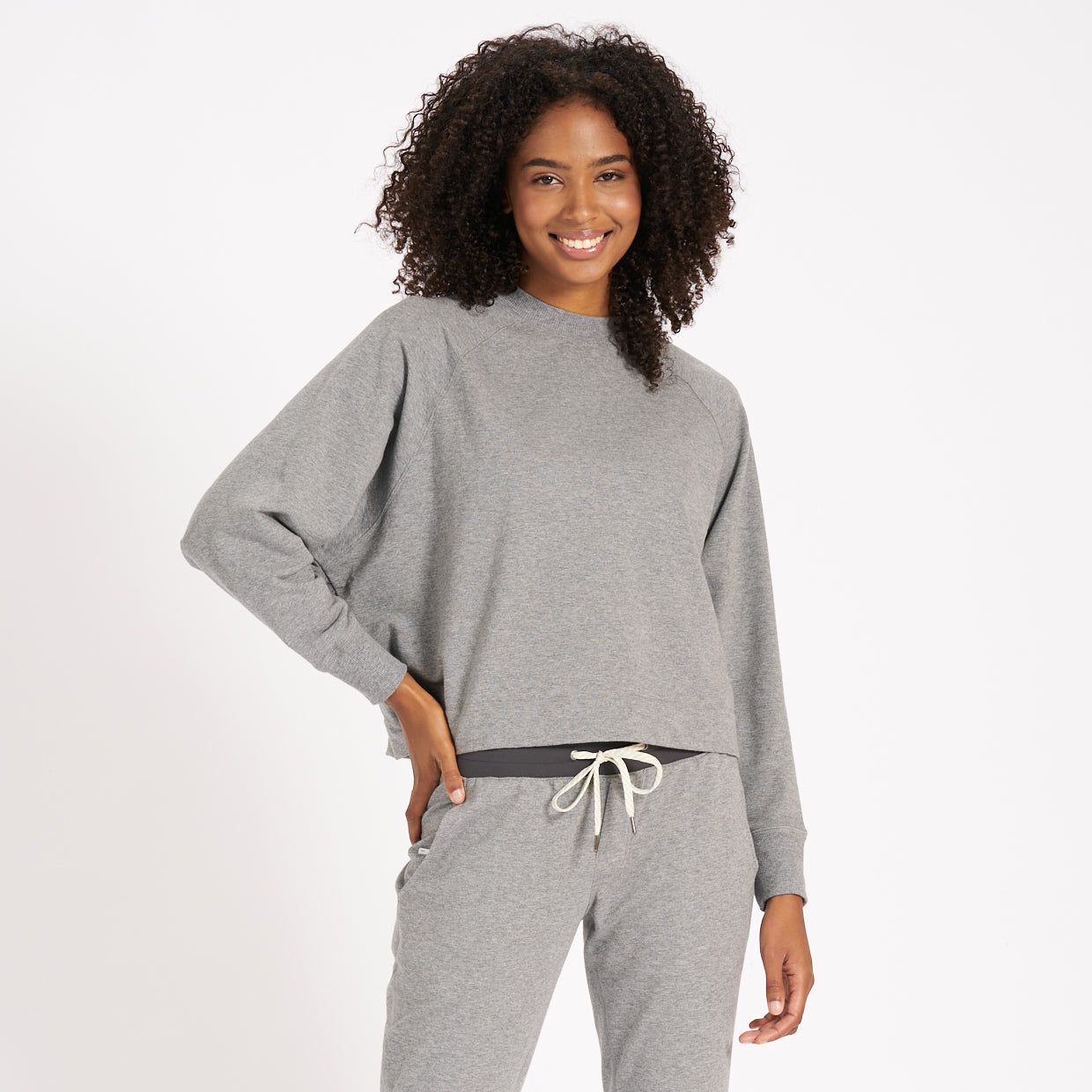 Catalina Crew | Heather Grey sold by Vuori