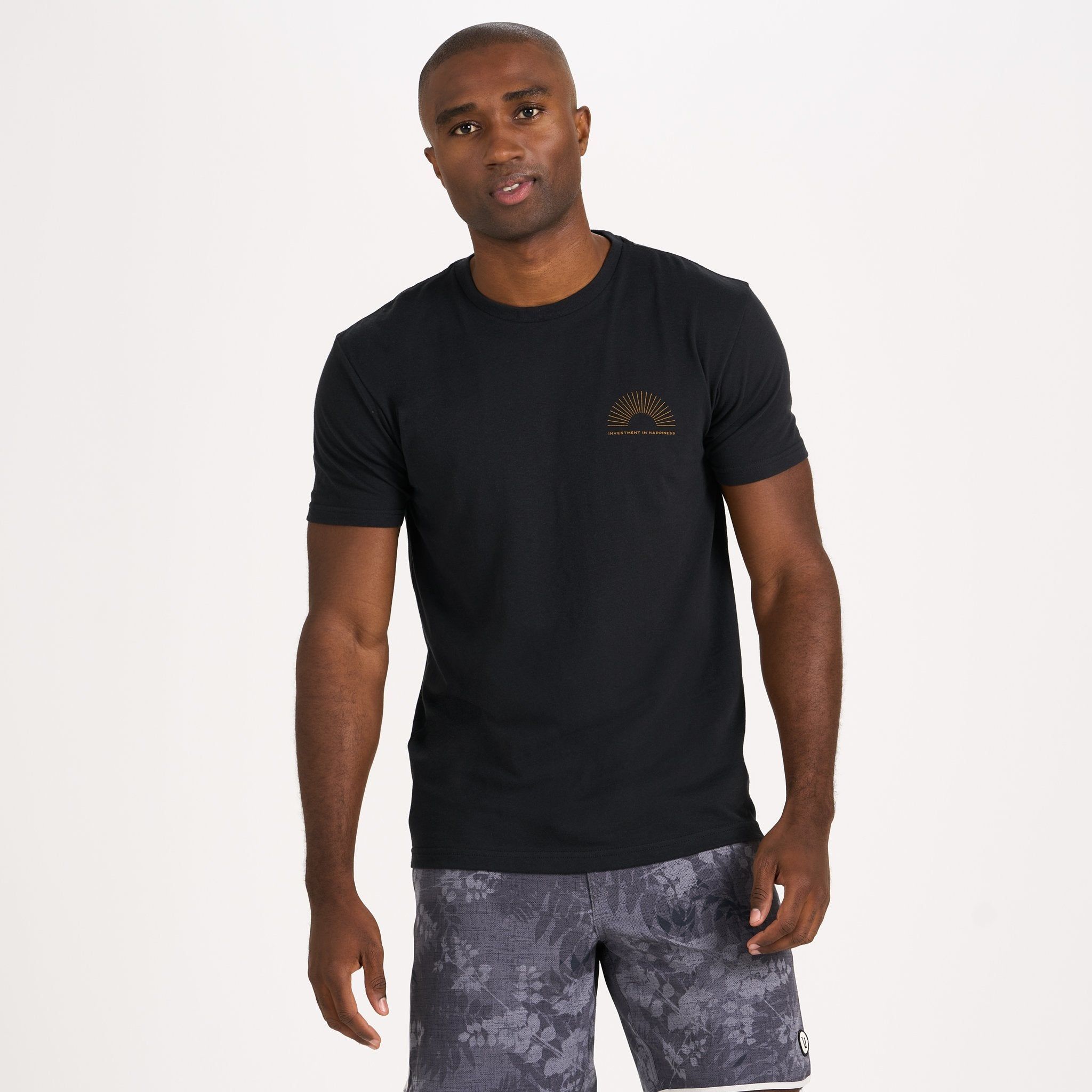 Investment in Happiness Tee | Black sold by Vuori product image thumbnail 2