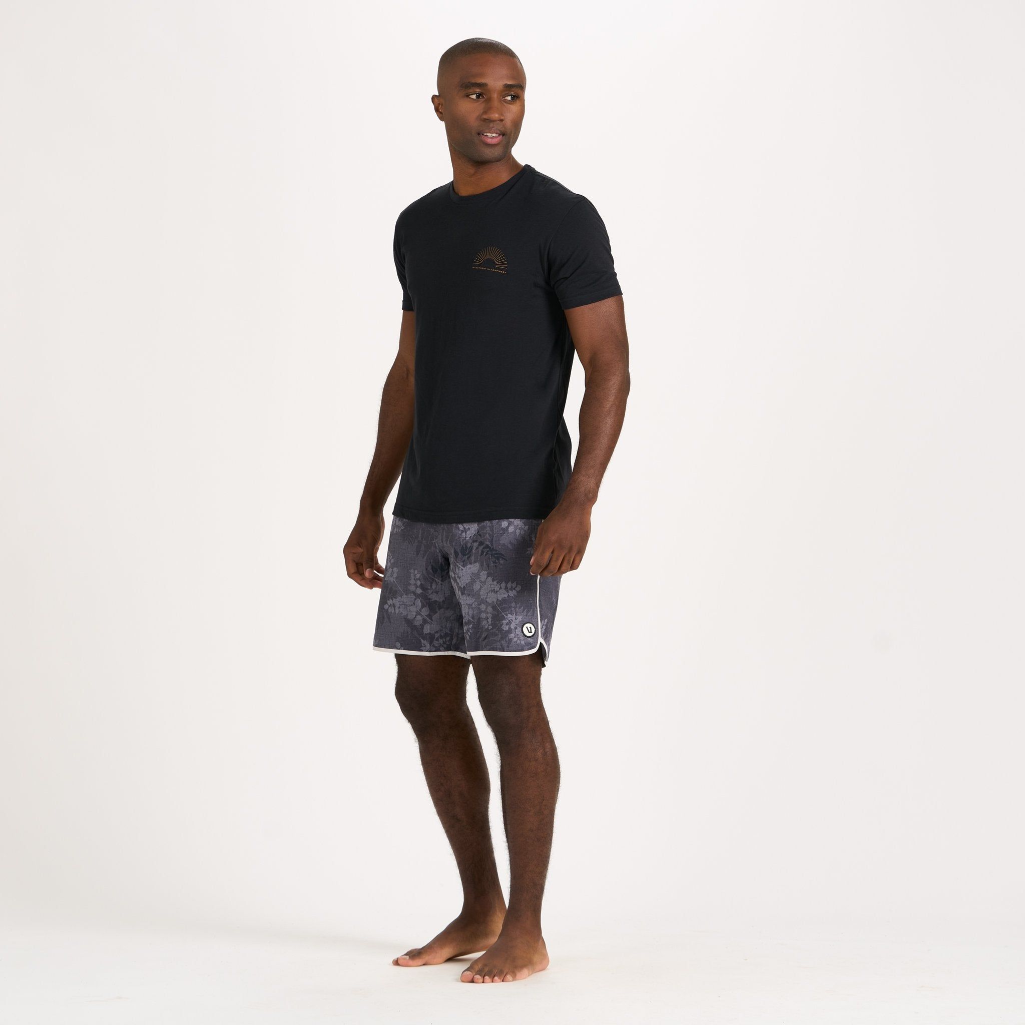 Investment in Happiness Tee | Black sold by Vuori product image thumbnail 4