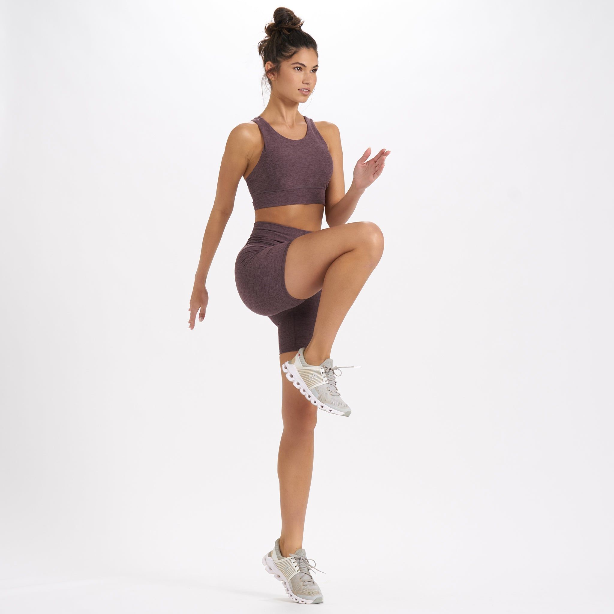 Clean Elevation Shorty | Smoked Plum Heather sold by Vuori product image thumbnail 5