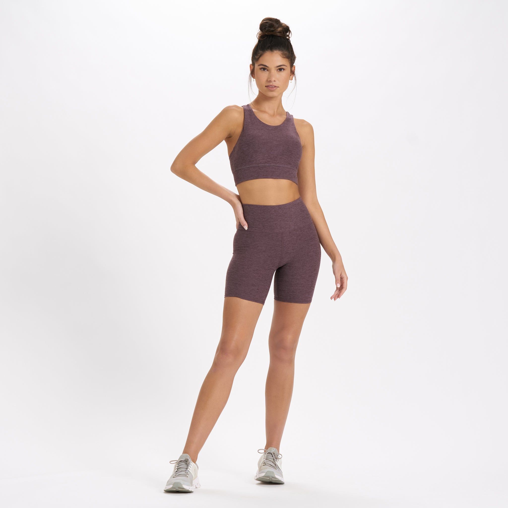 Clean Elevation Shorty | Smoked Plum Heather sold by Vuori product image thumbnail 4