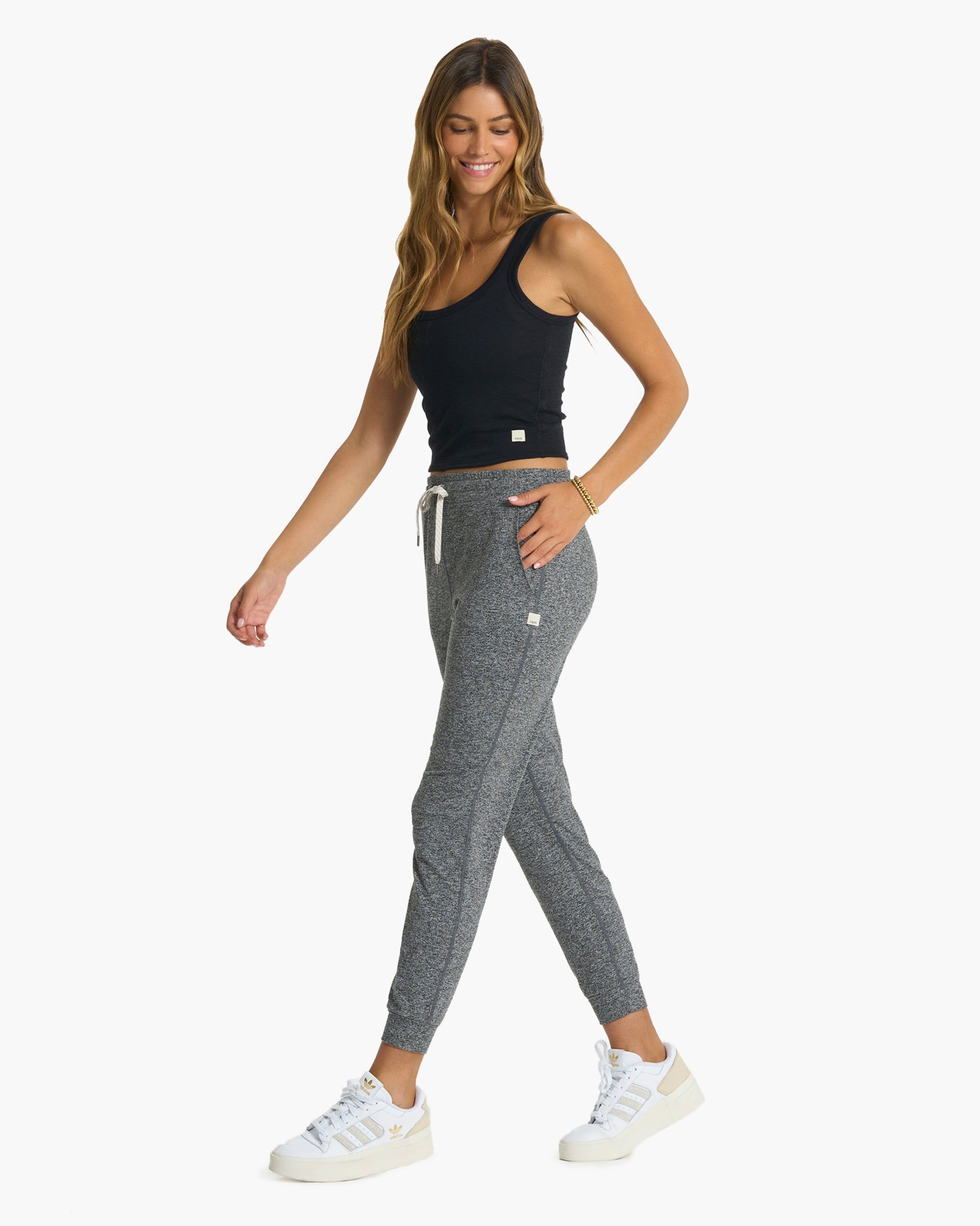 Performance Jogger - Long | Heather Grey sold by Vuori product image thumbnail 2