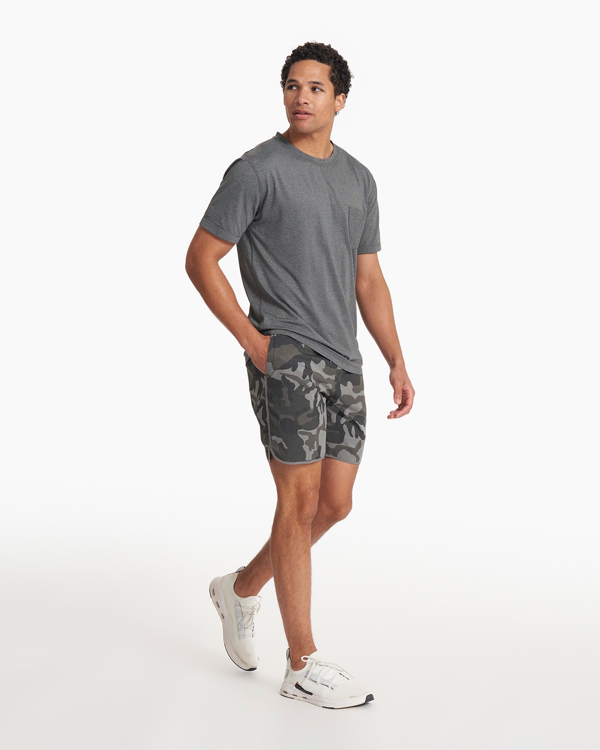 Banks Short | Grey Camo sold by Vuori product image thumbnail 6