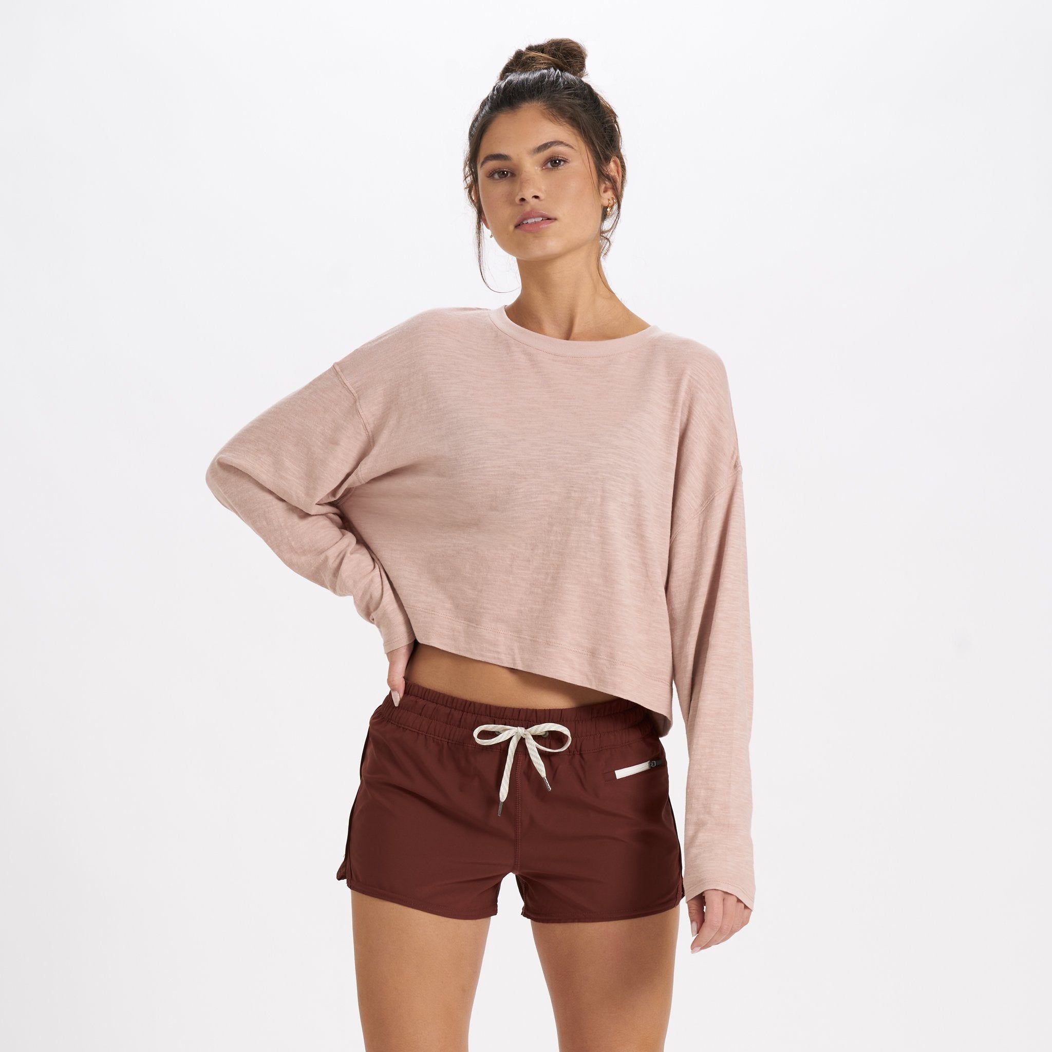 Long-Sleeve Sundown Tee | Dogwood sold by Vuori