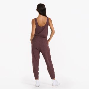 Lux Harem Jumpsuit | Chestnut Heather sold by Vuori