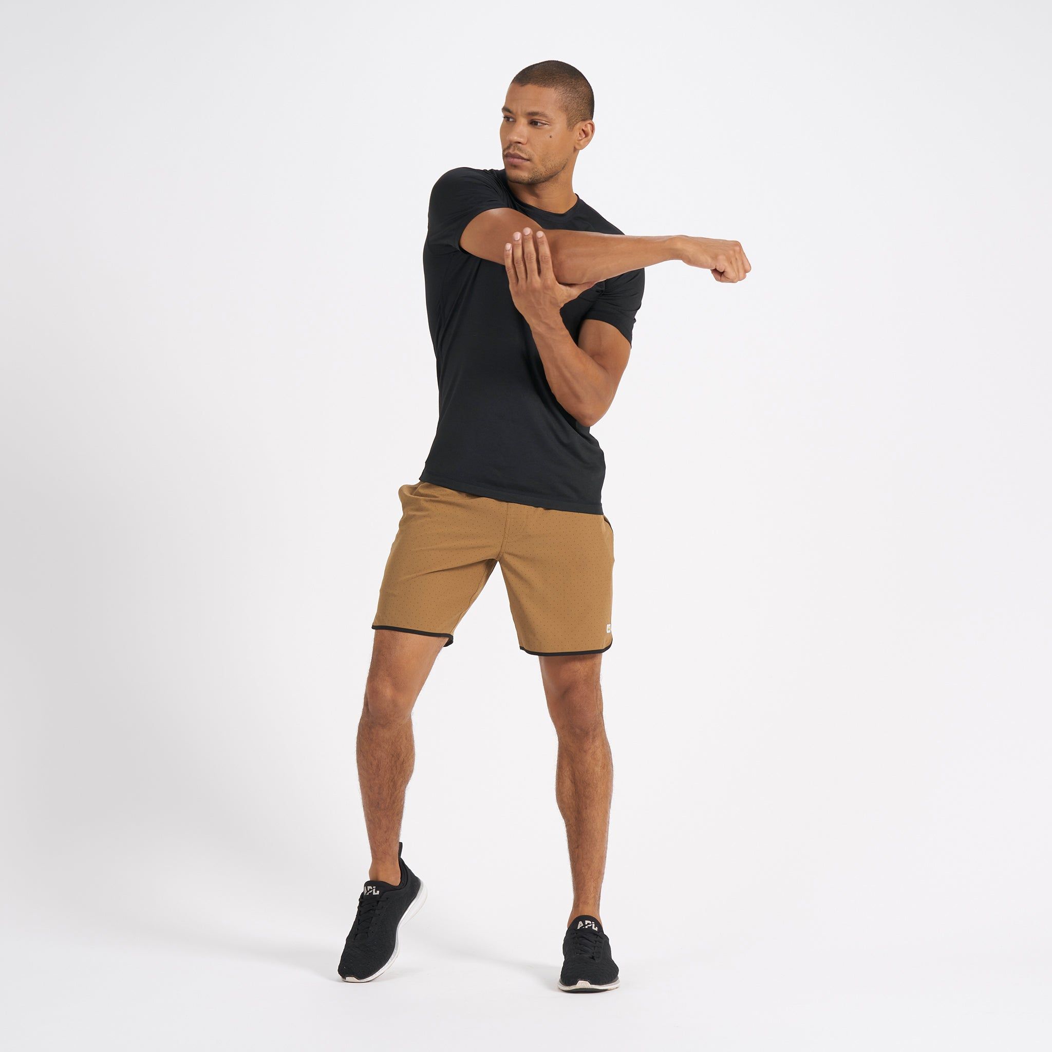 Banks Short | Tobacco Micro Dot sold by Vuori product image thumbnail 5