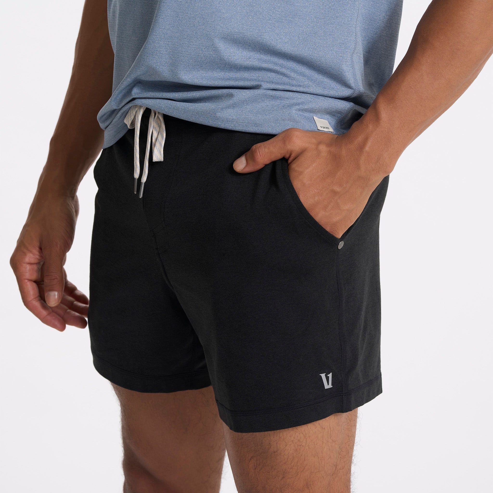 Ponto Short 5" | Black Heather sold by Vuori product image thumbnail 7