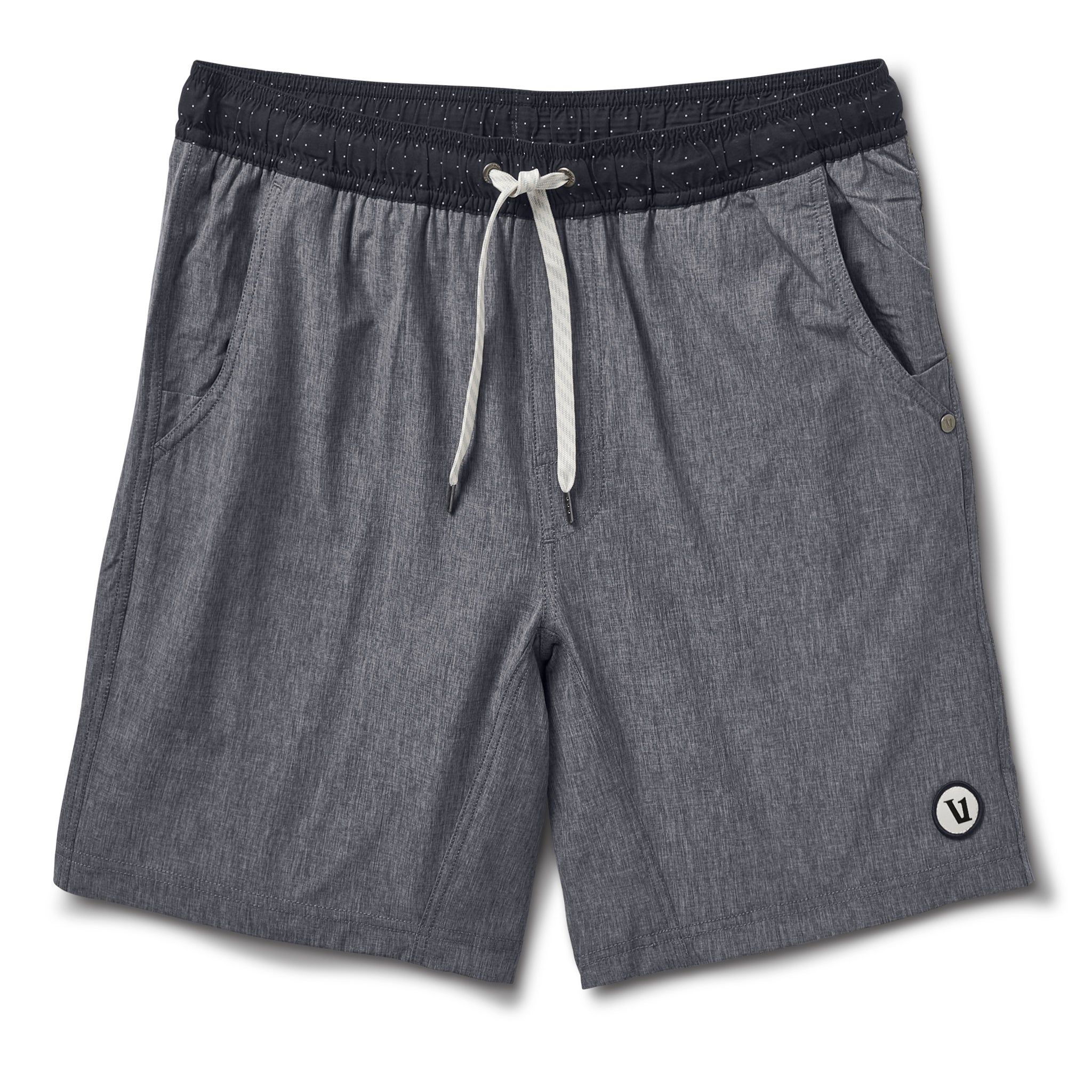 Kore Short | Vintage Charcoal Linen Texture sold by Vuori