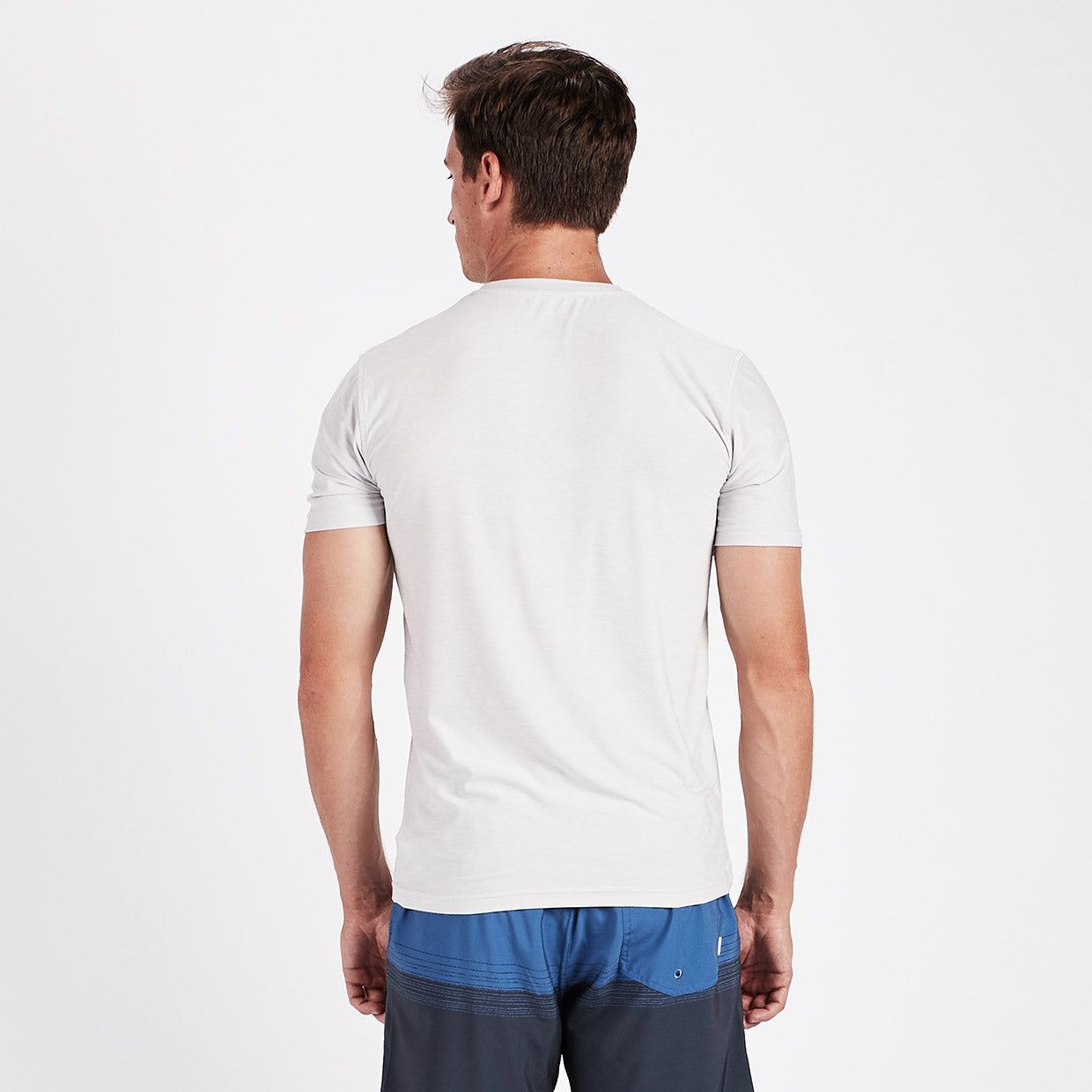 Strato Tech Tee | Salt Heather sold by Vuori product image thumbnail 3