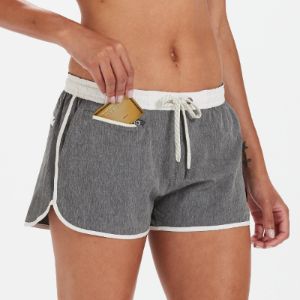 Tavi Short | Grey Linen Texture sold by Vuori