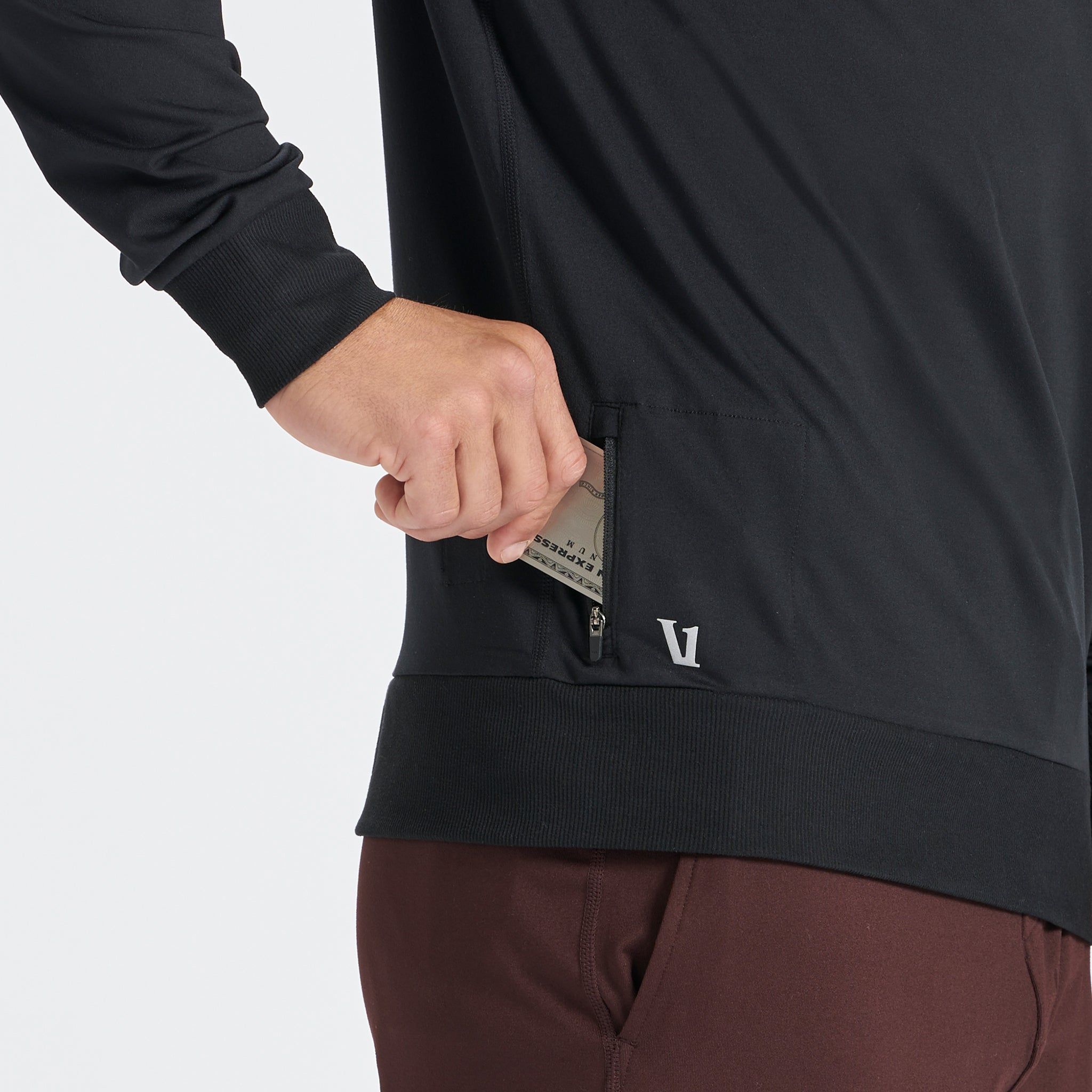 Ponto Performance Crew | Black sold by Vuori product image thumbnail 4