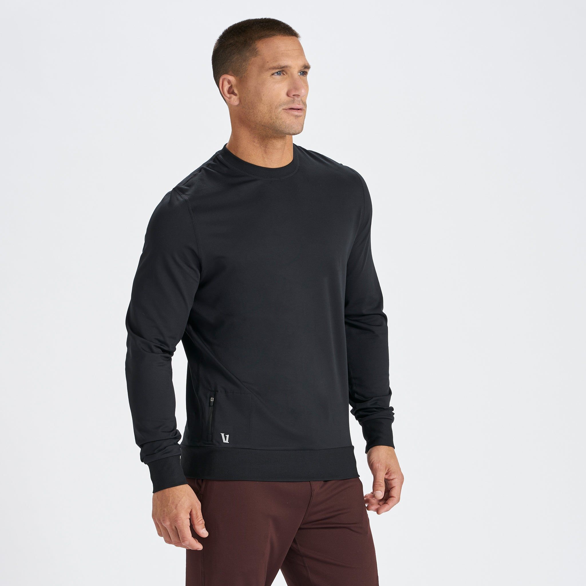 Ponto Performance Crew | Black sold by Vuori product image thumbnail 2