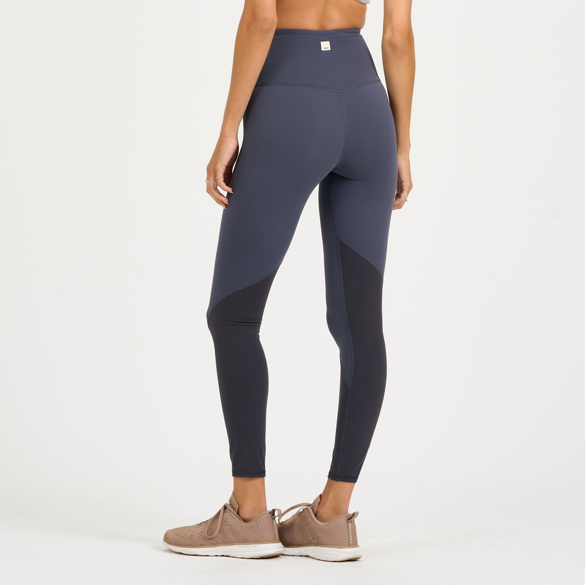 Colorblock Studio Legging | Azure sold by Vuori