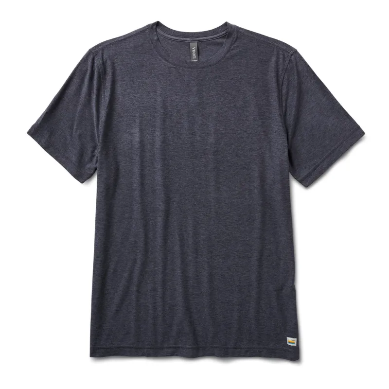 Strato Tech Tee | Azure Heather sold by Vuori