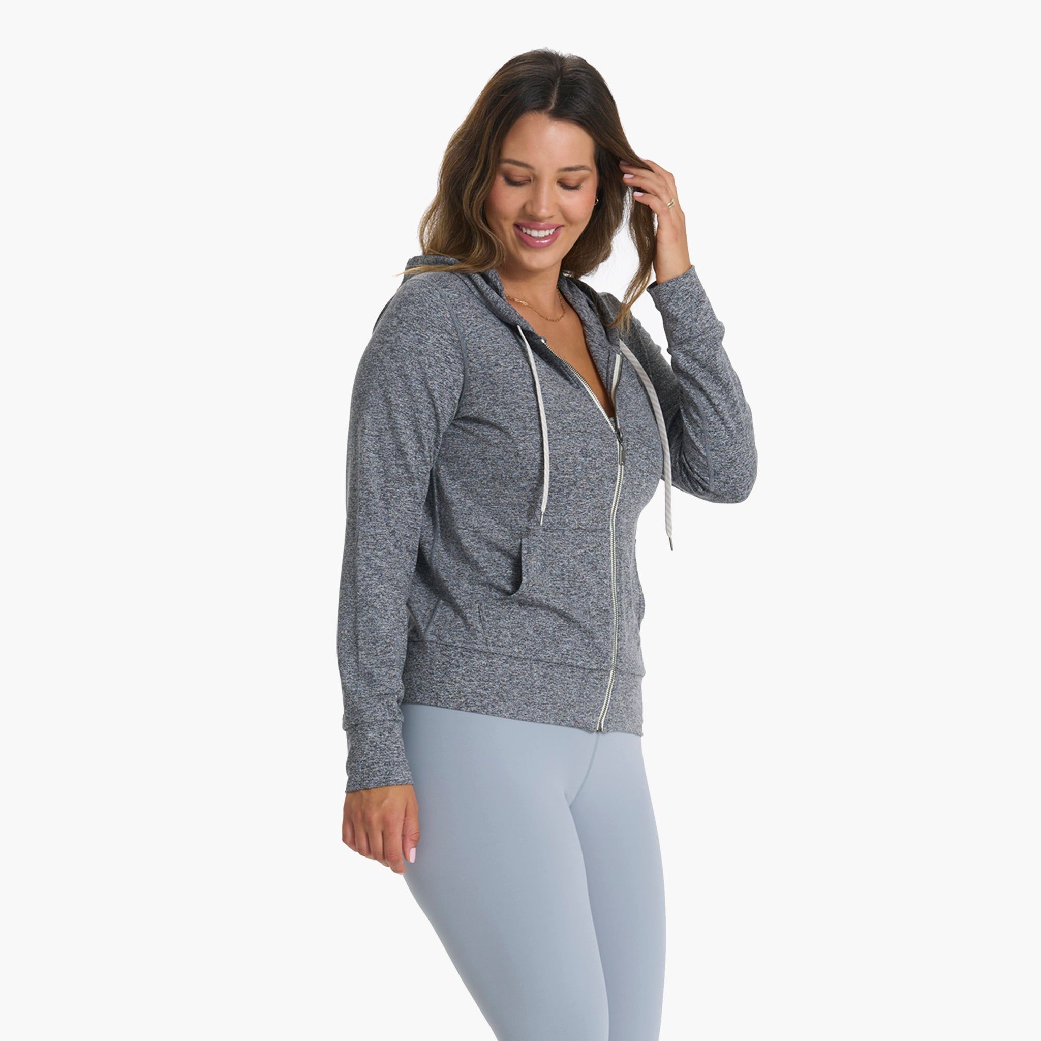 Halo Performance Hoodie 2.0 | Heather Grey sold by Vuori product image thumbnail 7