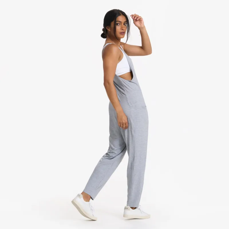 Breezy Jumpsuit | Pale Grey Heather sold by Vuori