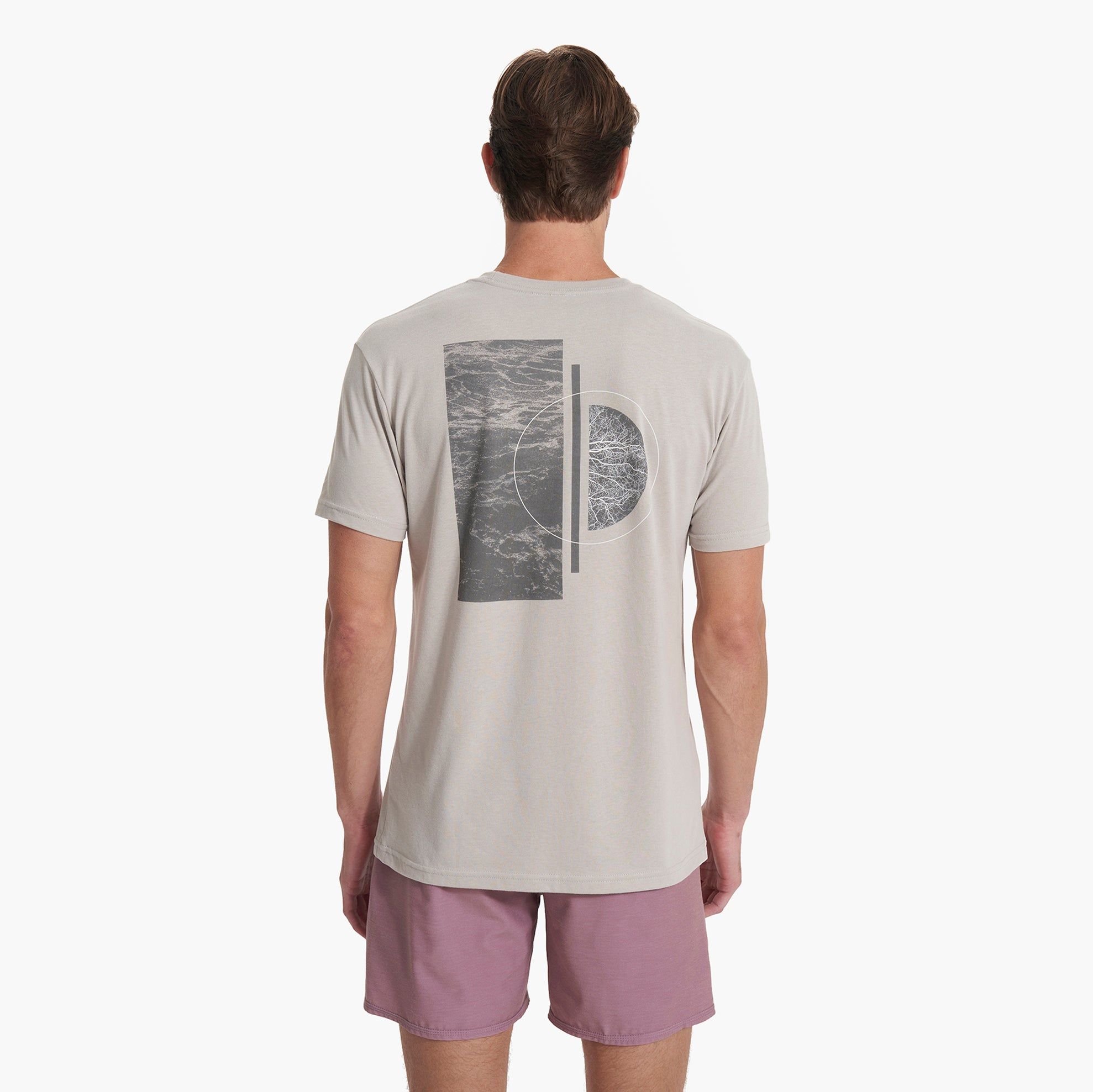 Textures Tee | Light Grey sold by Vuori product image thumbnail 4