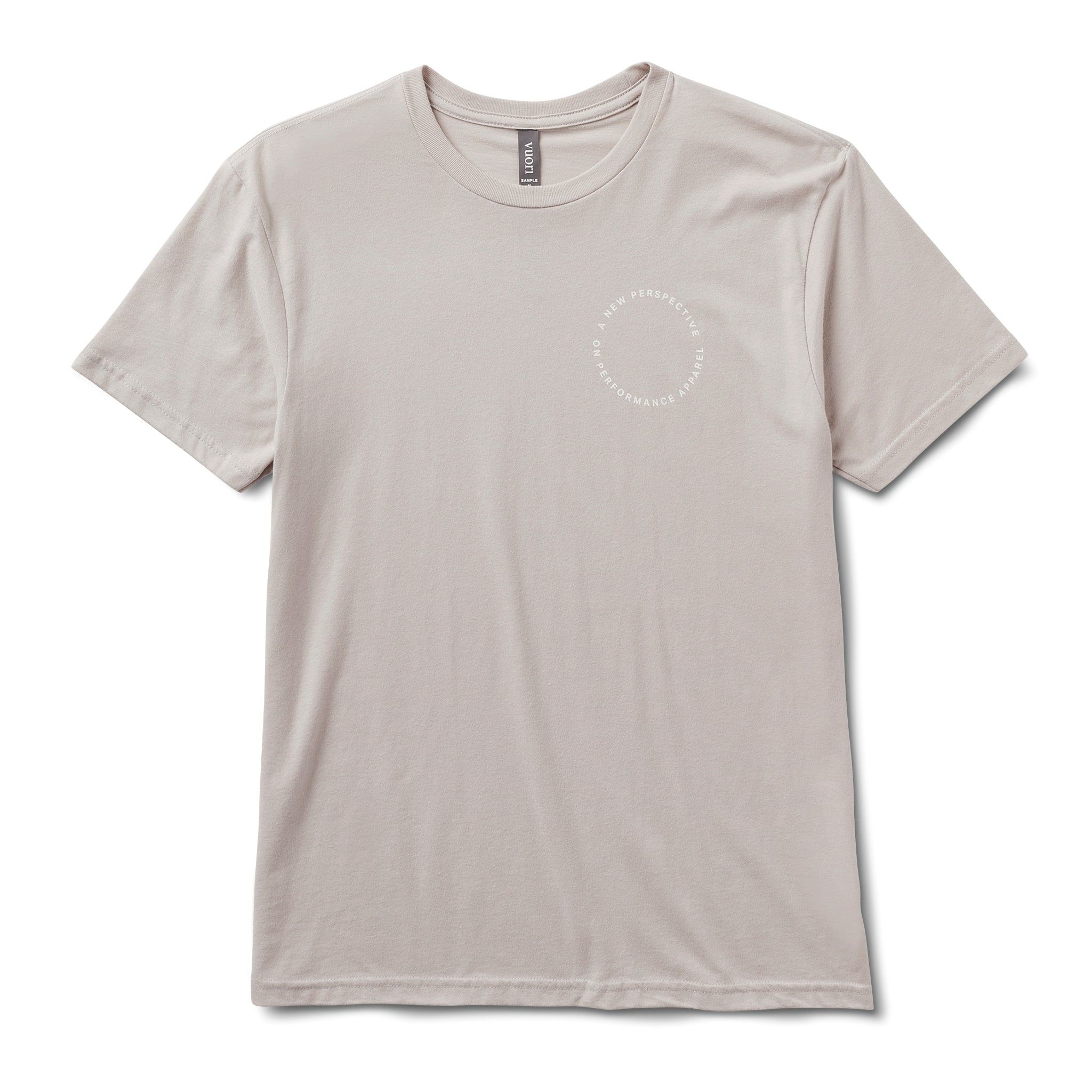 Textures Tee | Light Grey sold by Vuori