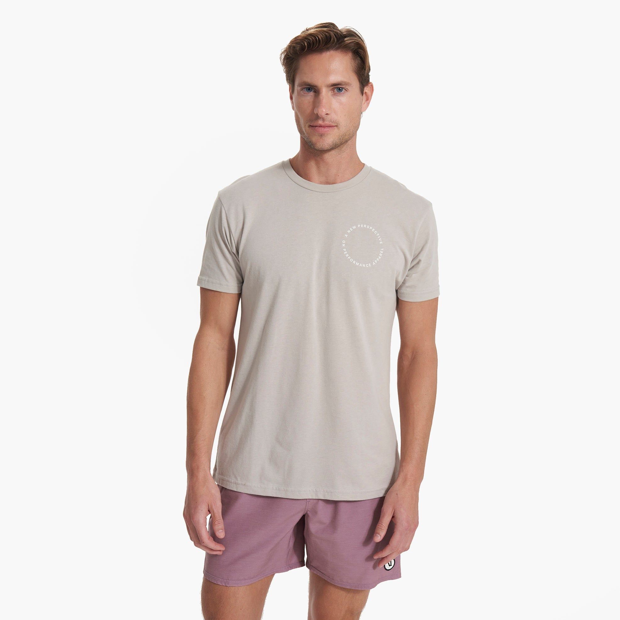 Textures Tee | Light Grey sold by Vuori product image thumbnail 2