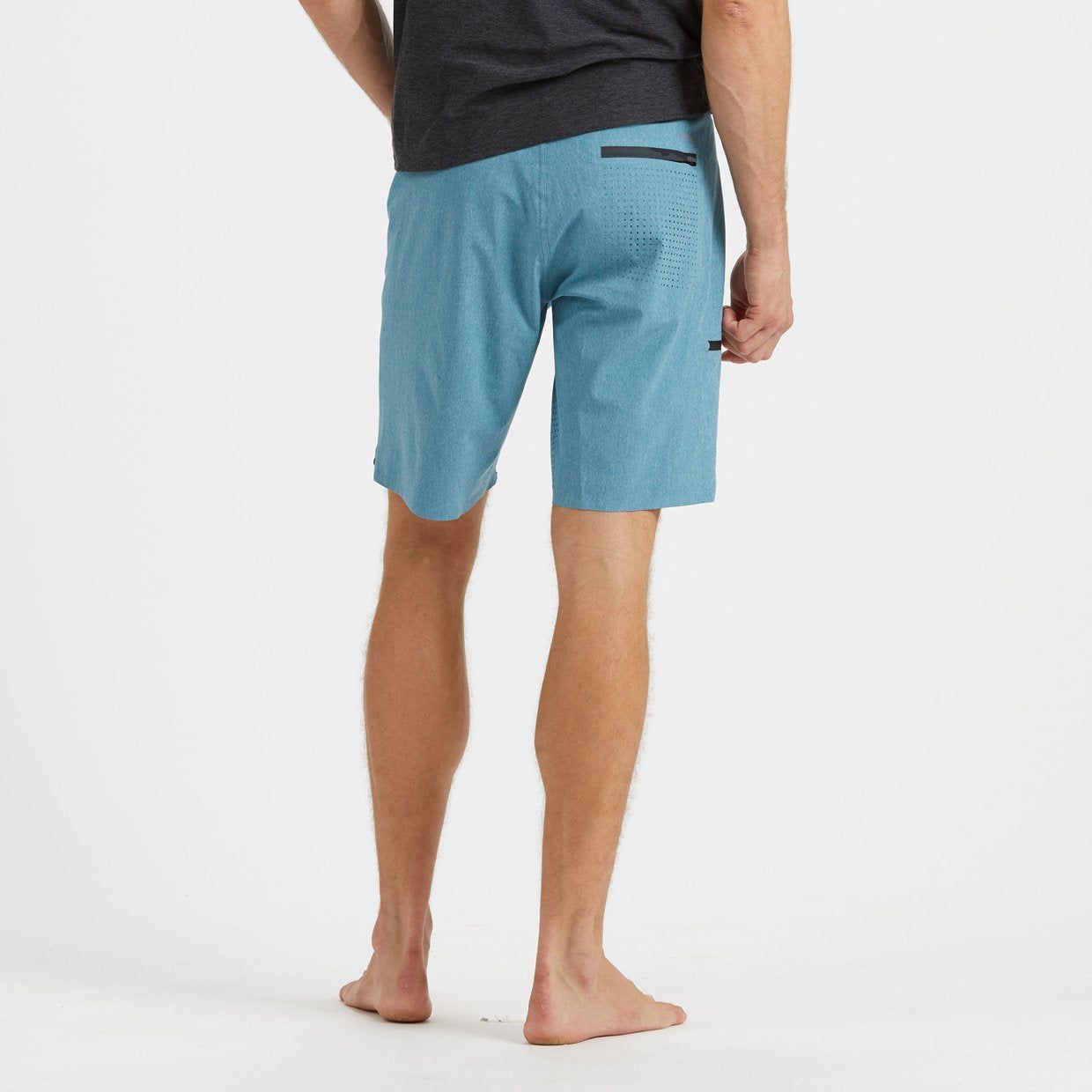 Sonic Seamless Boardshort | Sapphire Linen Texture sold by Vuori product image thumbnail 3