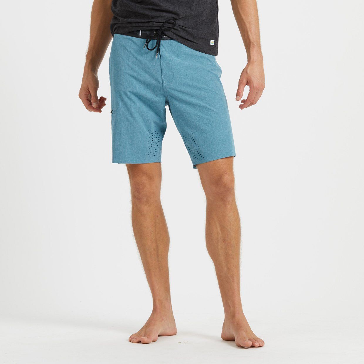 Sonic Seamless Boardshort | Sapphire Linen Texture sold by Vuori product image thumbnail 2