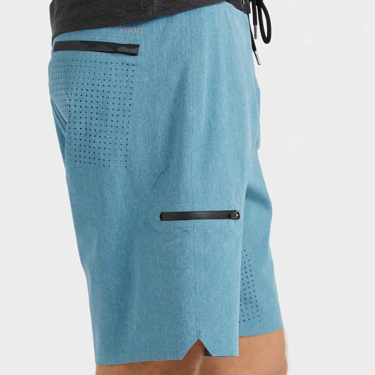 Sonic Seamless Boardshort | Sapphire Linen Texture sold by Vuori product image thumbnail 5