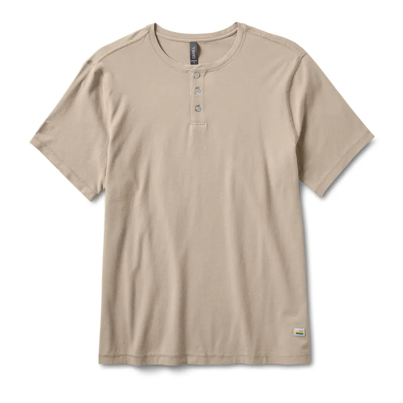 Short Sleeve Ever Henley | Gravel sold by Vuori