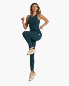 Granite Heathered Legging | Beryl Heather sold by Vuori