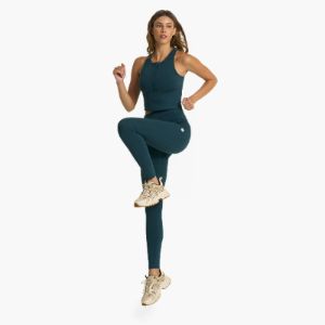 Granite Heathered Legging | Beryl Heather sold by Vuori