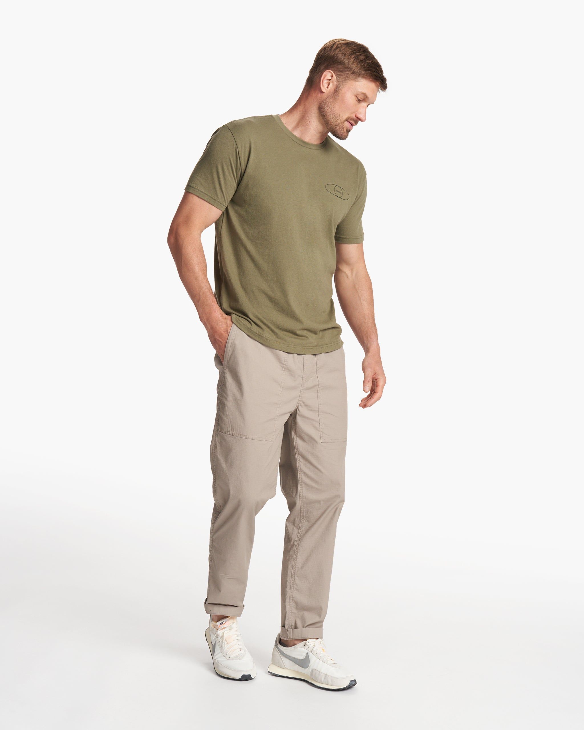 All Seeing Tee | Oregano sold by Vuori product image thumbnail 5