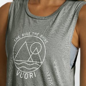 The Rise The Shine Tank | Dusty Pine sold by Vuori