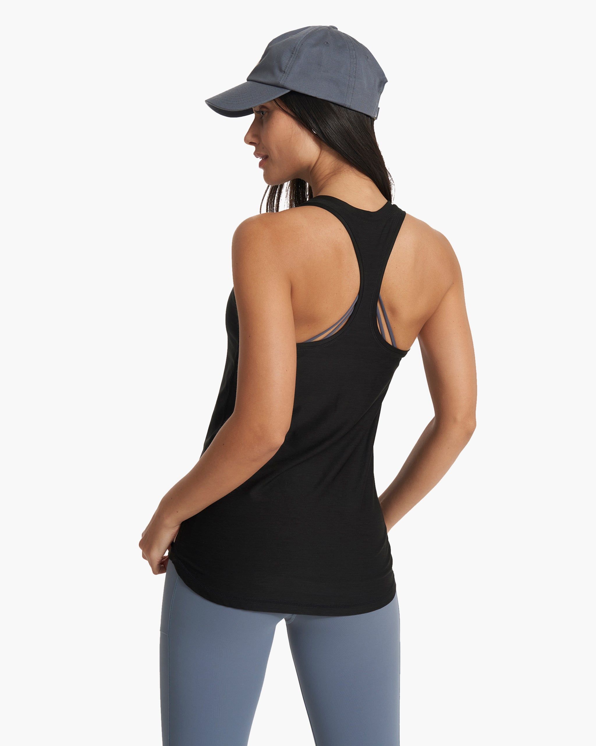 Lux Performance Tank | Black sold by Vuori product image thumbnail 3