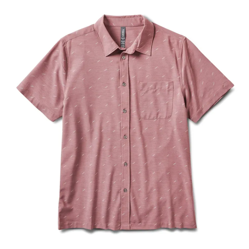 Short Sleeve Bridge Button Down | Light Terracotta Dagger sold by Vuori