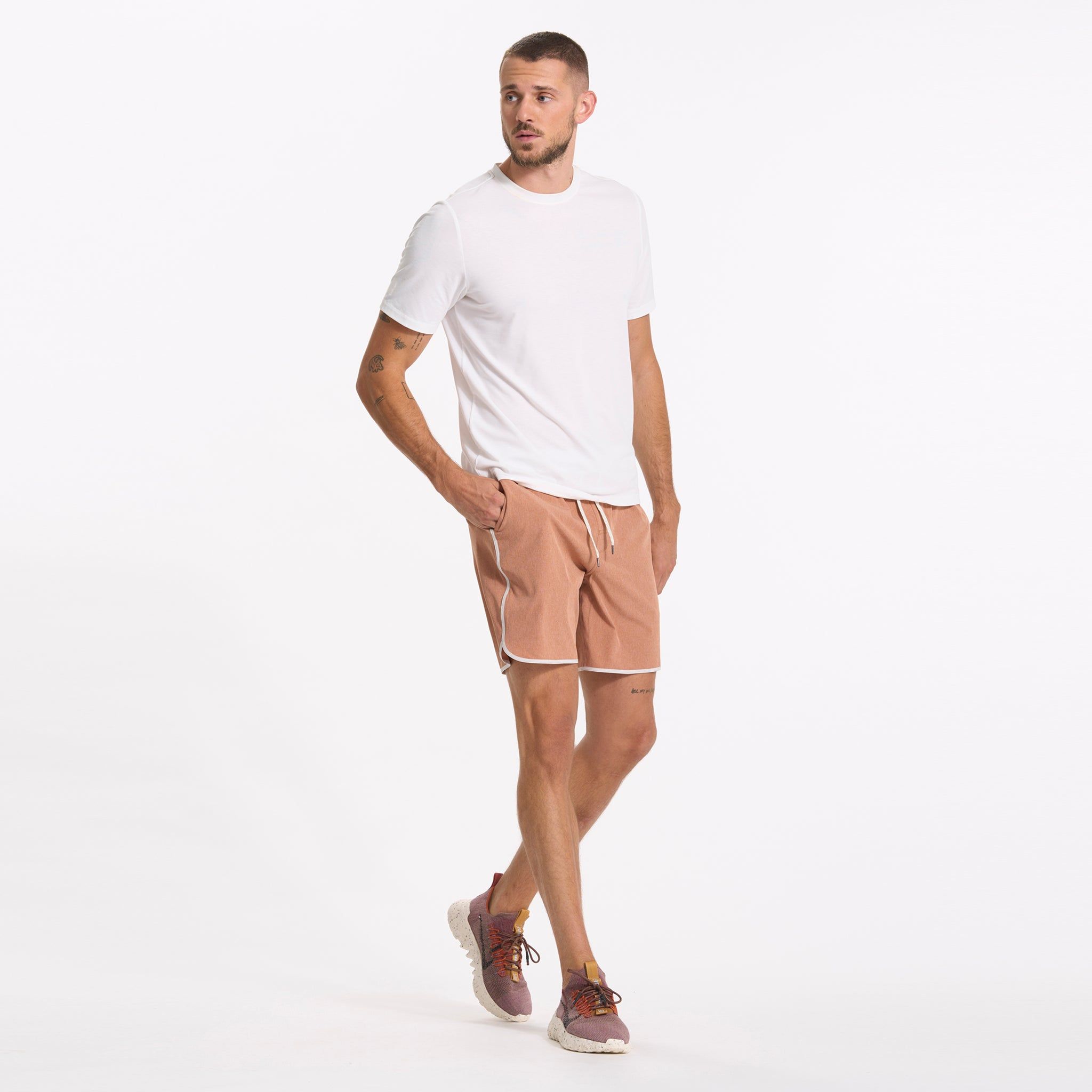 Banks Short | Palo Santo Linen Texture sold by Vuori product image thumbnail 3