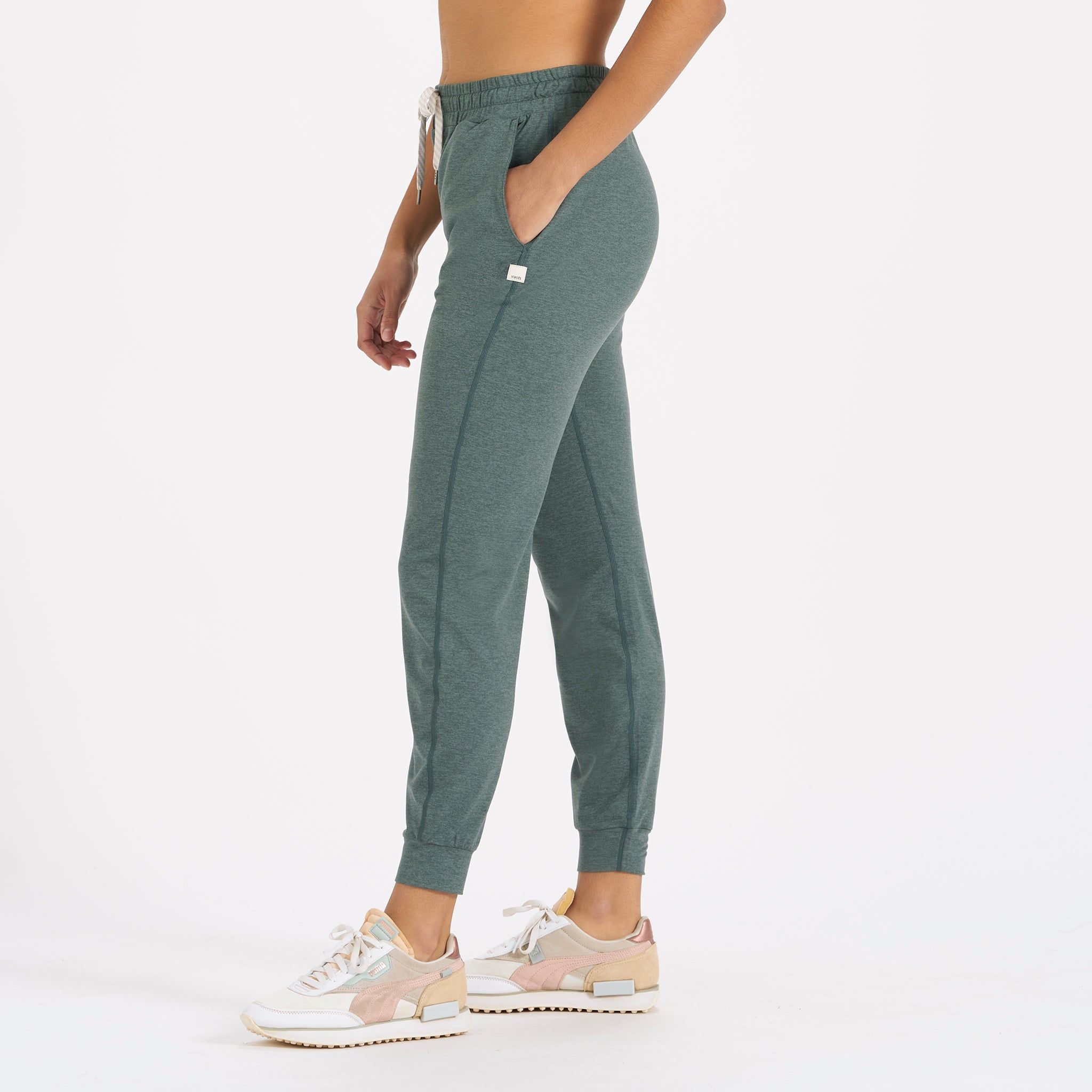 Performance Jogger - Long | Kelp Heather sold by Vuori