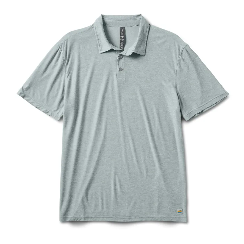 Strato Tech Polo | Neptune Heather sold by Vuori