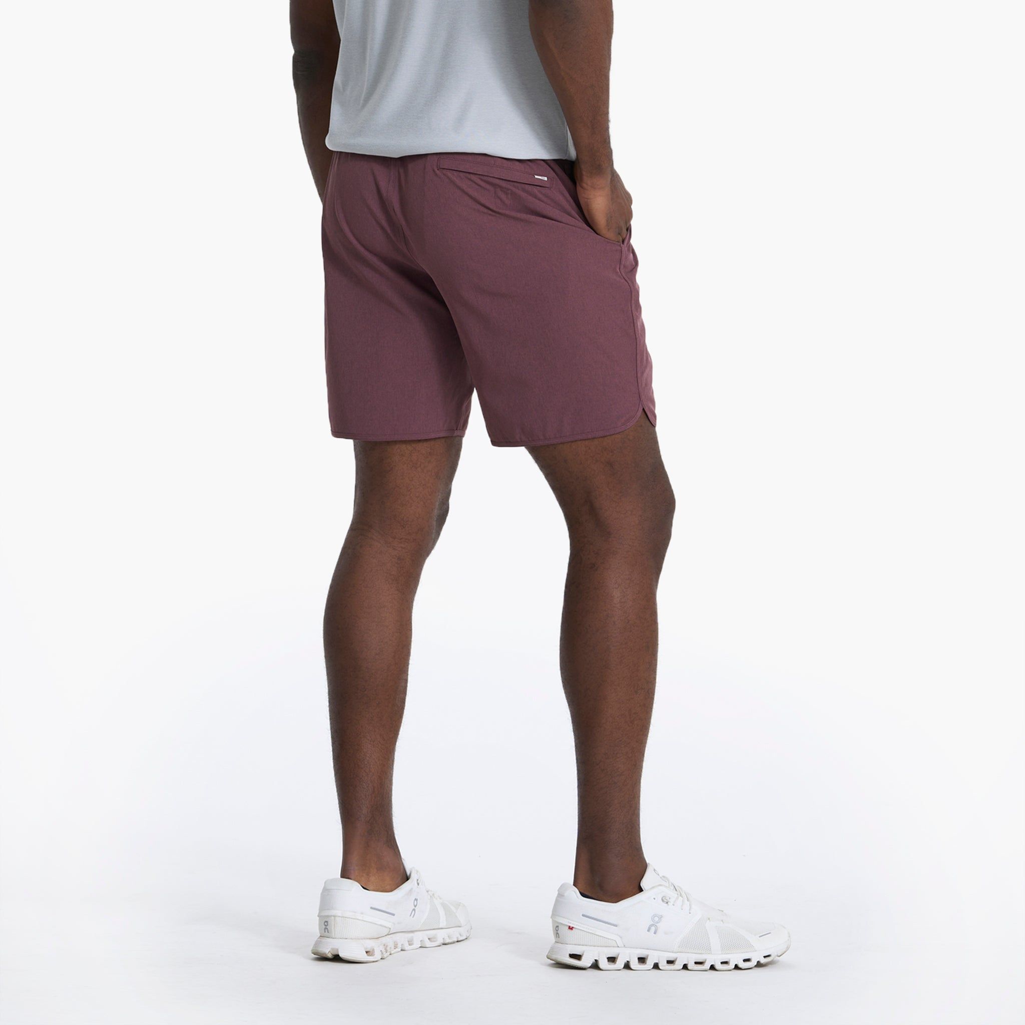 Banks Short | Chestnut Linen Texture sold by Vuori product image thumbnail 4